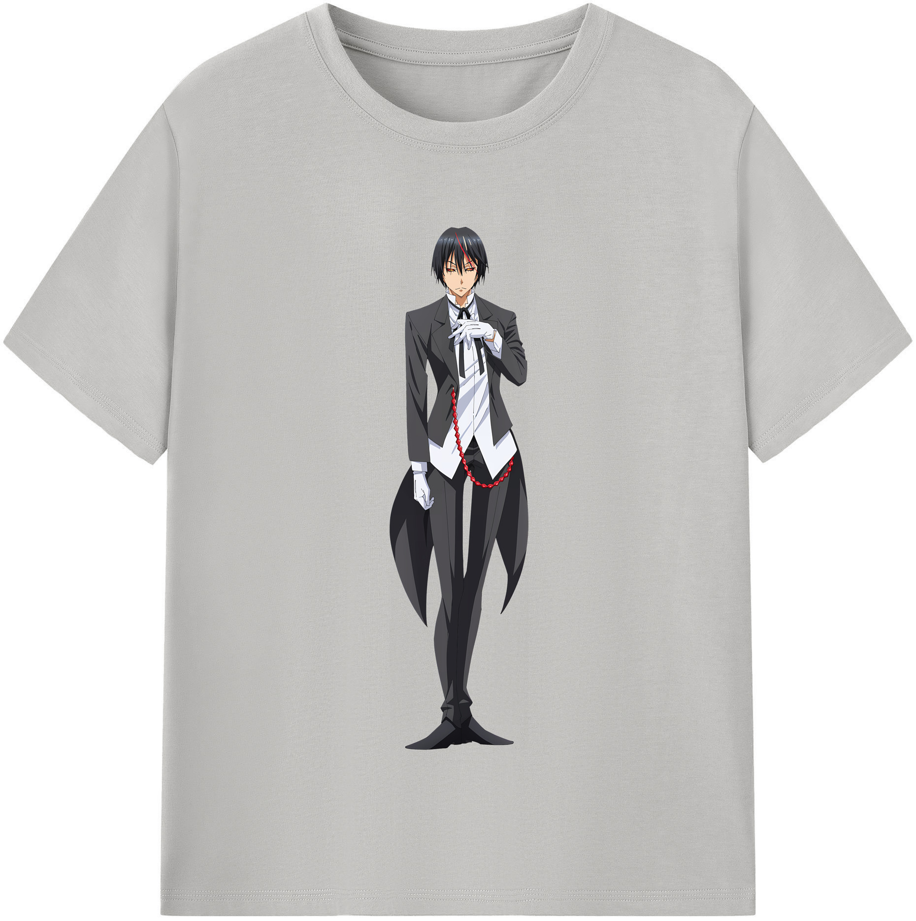 （画像用） 転スラ Regarding Reincarnated to Slime 綿100％半袖Tシャツ（フロントプリント）