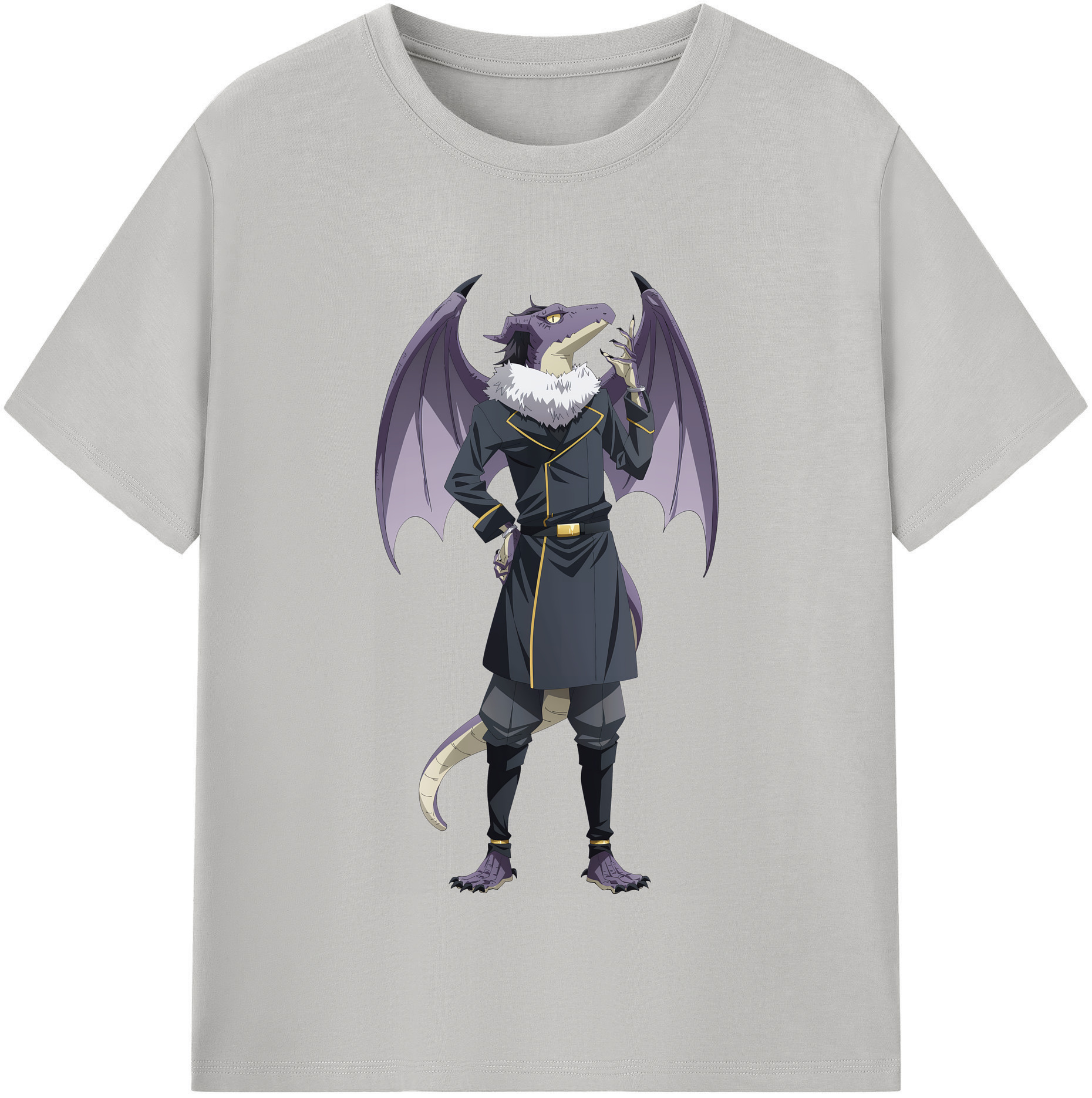 （画像用） 転スラ Regarding Reincarnated to Slime 綿100％半袖Tシャツ（フロントプリント）