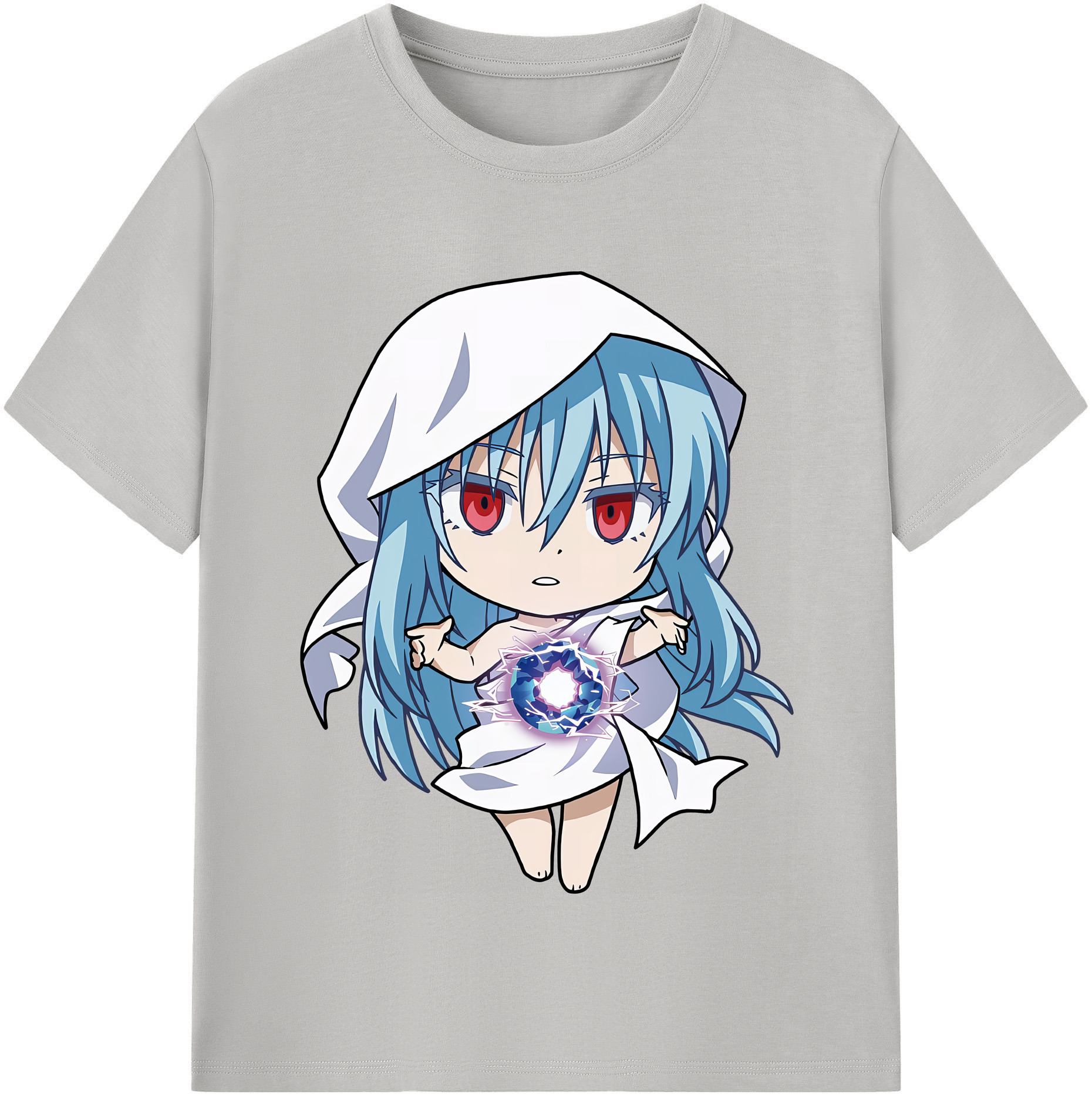 （画像用） 転スラ Regarding Reincarnated to Slime 綿100％半袖Tシャツ（フロントプリント）