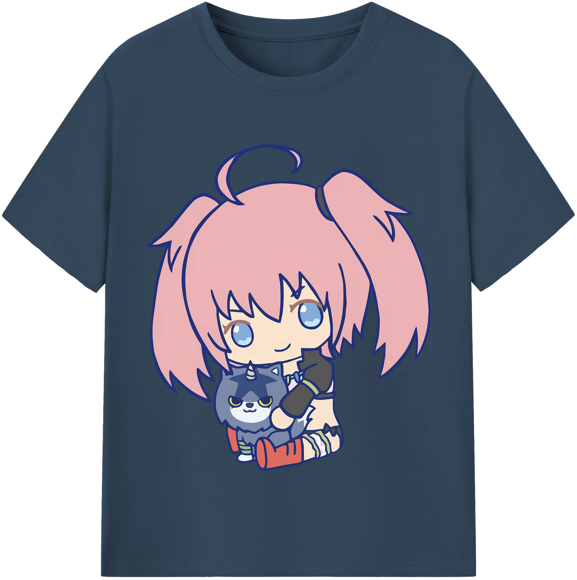（画像用） 転スラ Regarding Reincarnated to Slime 綿100％半袖Tシャツ（フロントプリント）
