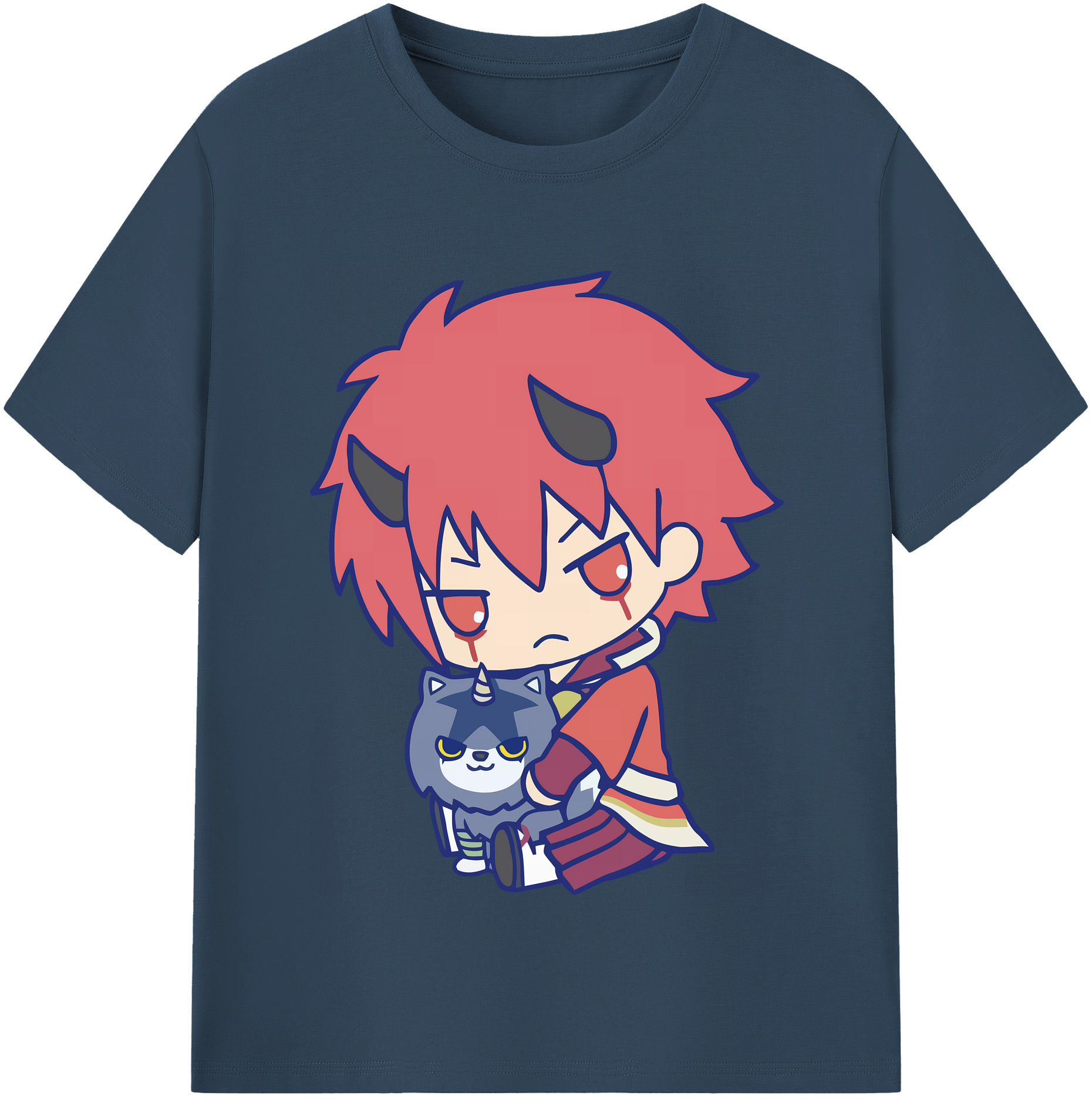 （画像用） 転スラ Regarding Reincarnated to Slime 綿100％半袖Tシャツ（フロントプリント）