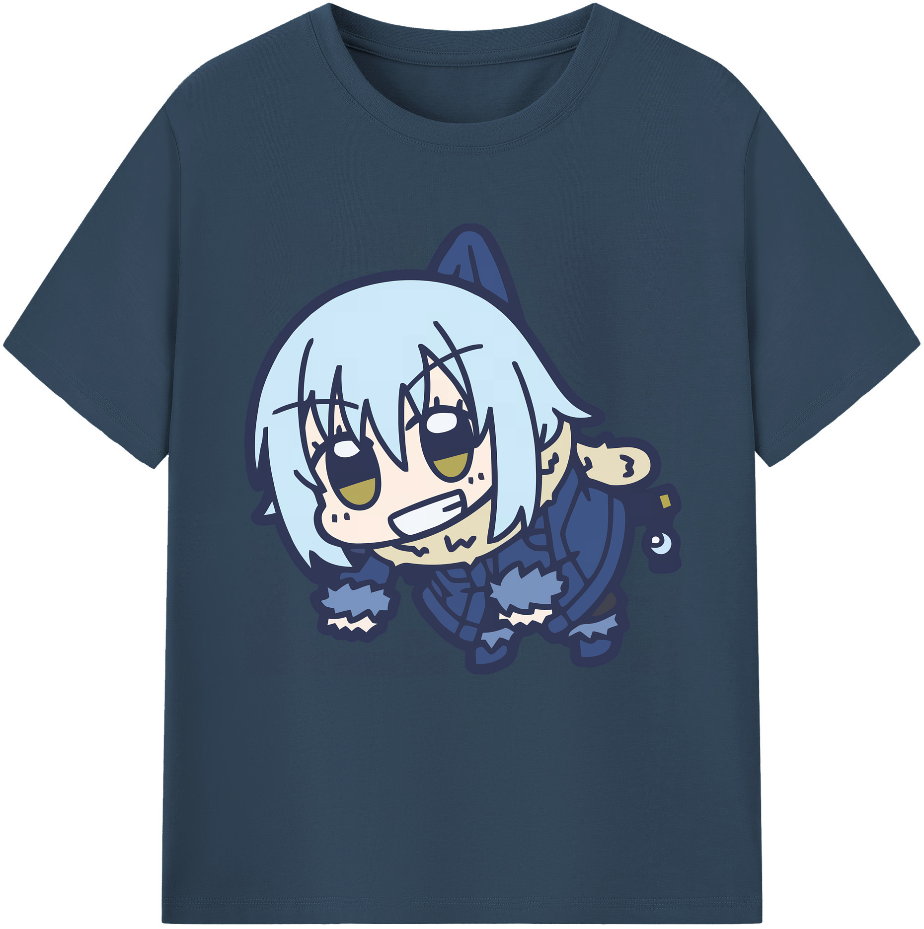 （画像用） 転スラ Regarding Reincarnated to Slime 綿100％半袖Tシャツ（フロントプリント）