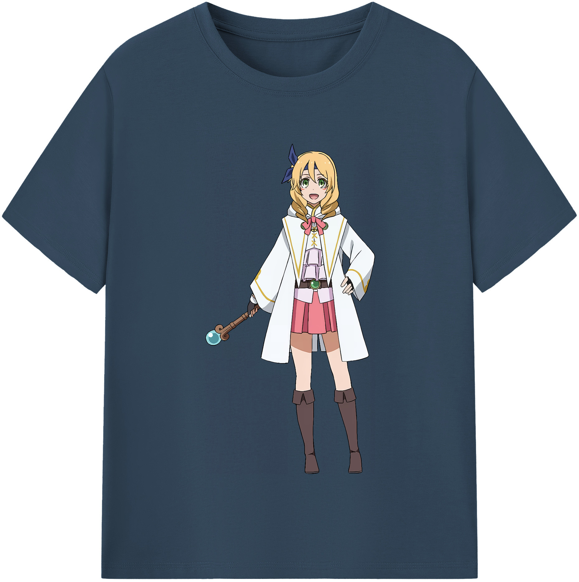 （画像用） 転スラ Regarding Reincarnated to Slime 綿100％半袖Tシャツ（フロントプリント）
