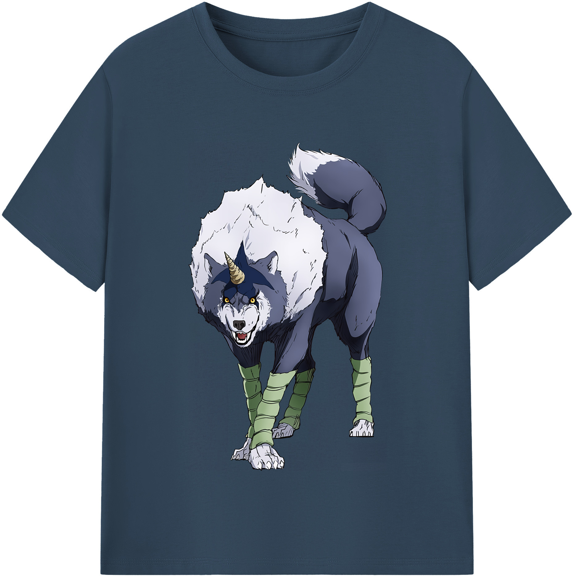 （画像用） 転スラ Regarding Reincarnated to Slime 綿100％半袖Tシャツ（フロントプリント）