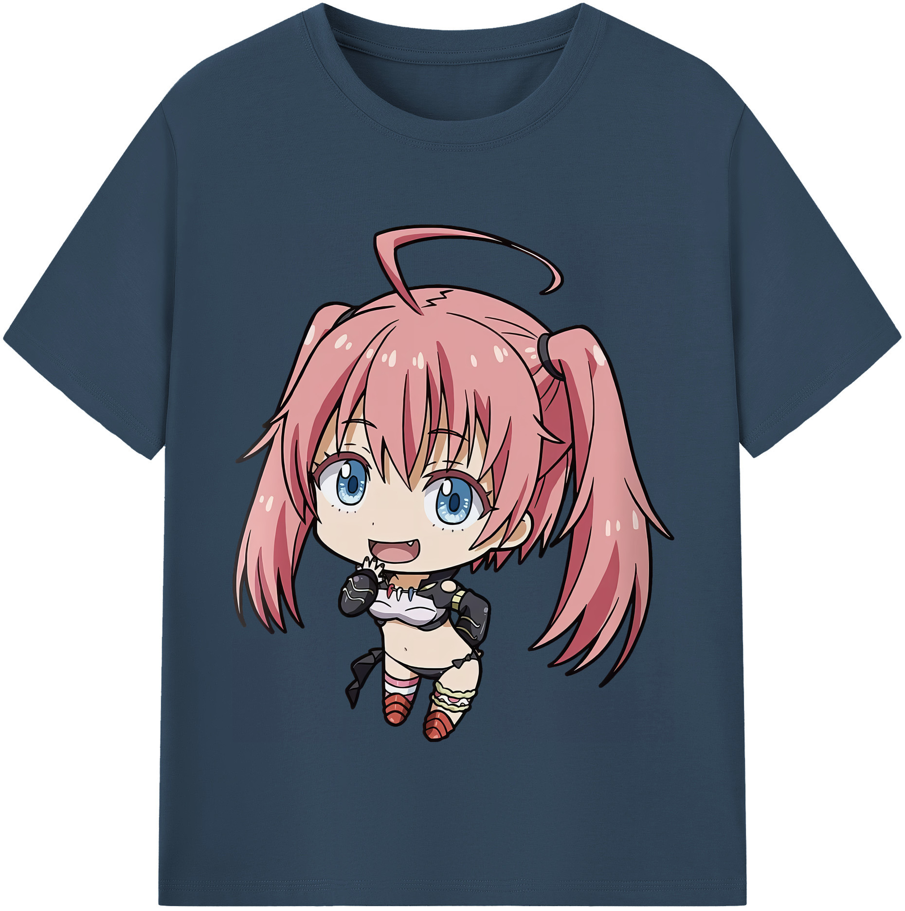 （画像用） 転スラ Regarding Reincarnated to Slime 綿100％半袖Tシャツ（フロントプリント）