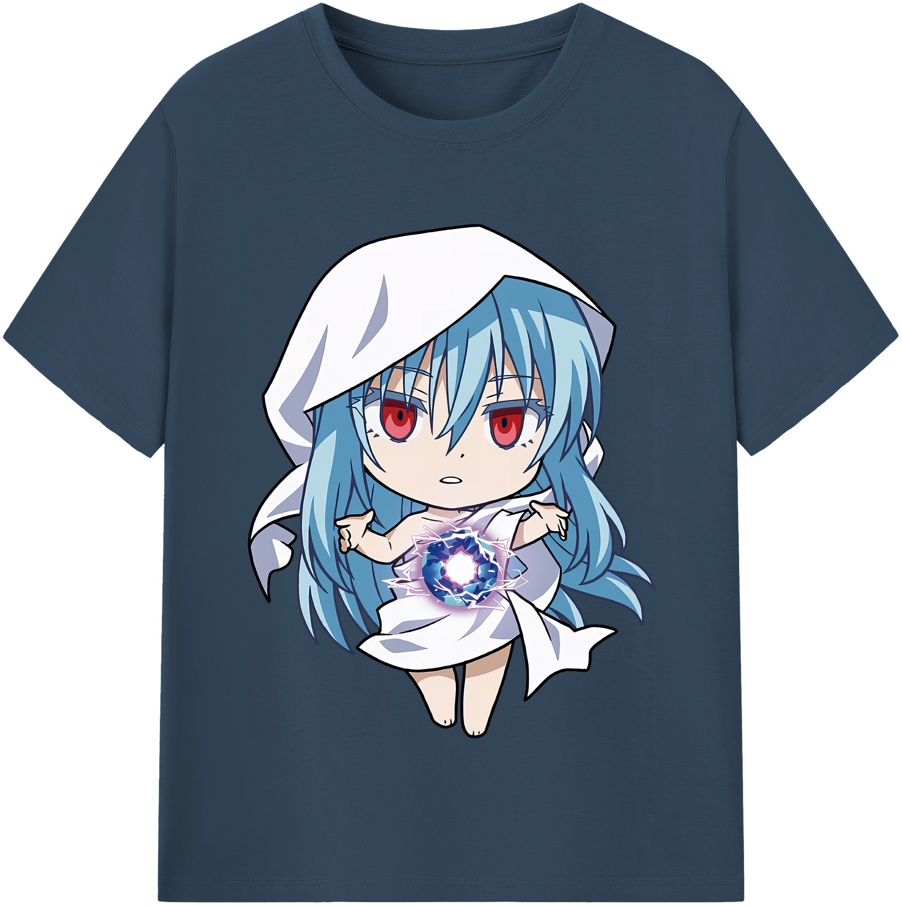 （画像用） 転スラ Regarding Reincarnated to Slime 綿100％半袖Tシャツ（フロントプリント）