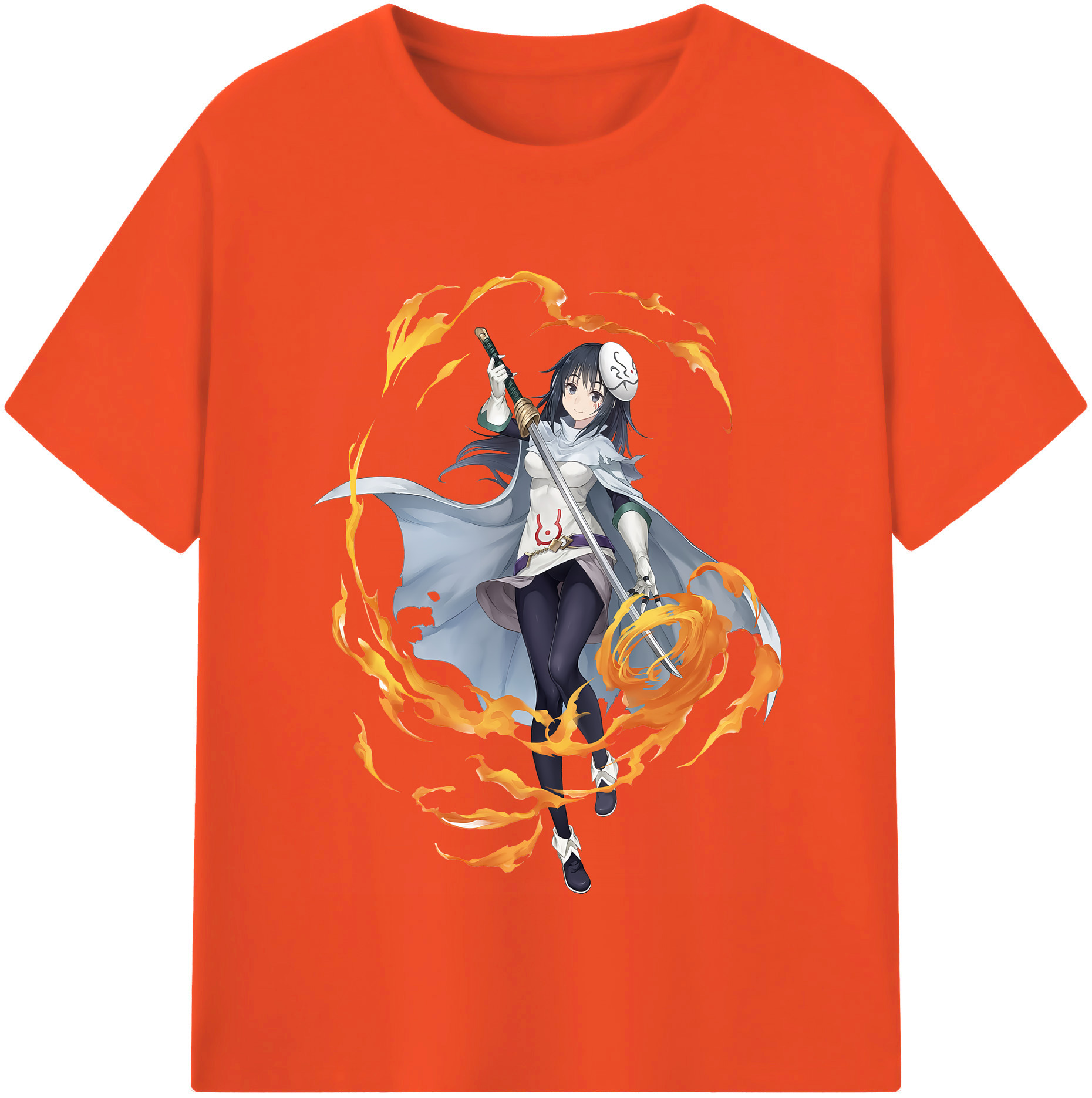 （画像用） 転スラ Regarding Reincarnated to Slime 綿100％半袖Tシャツ（フロントプリント）