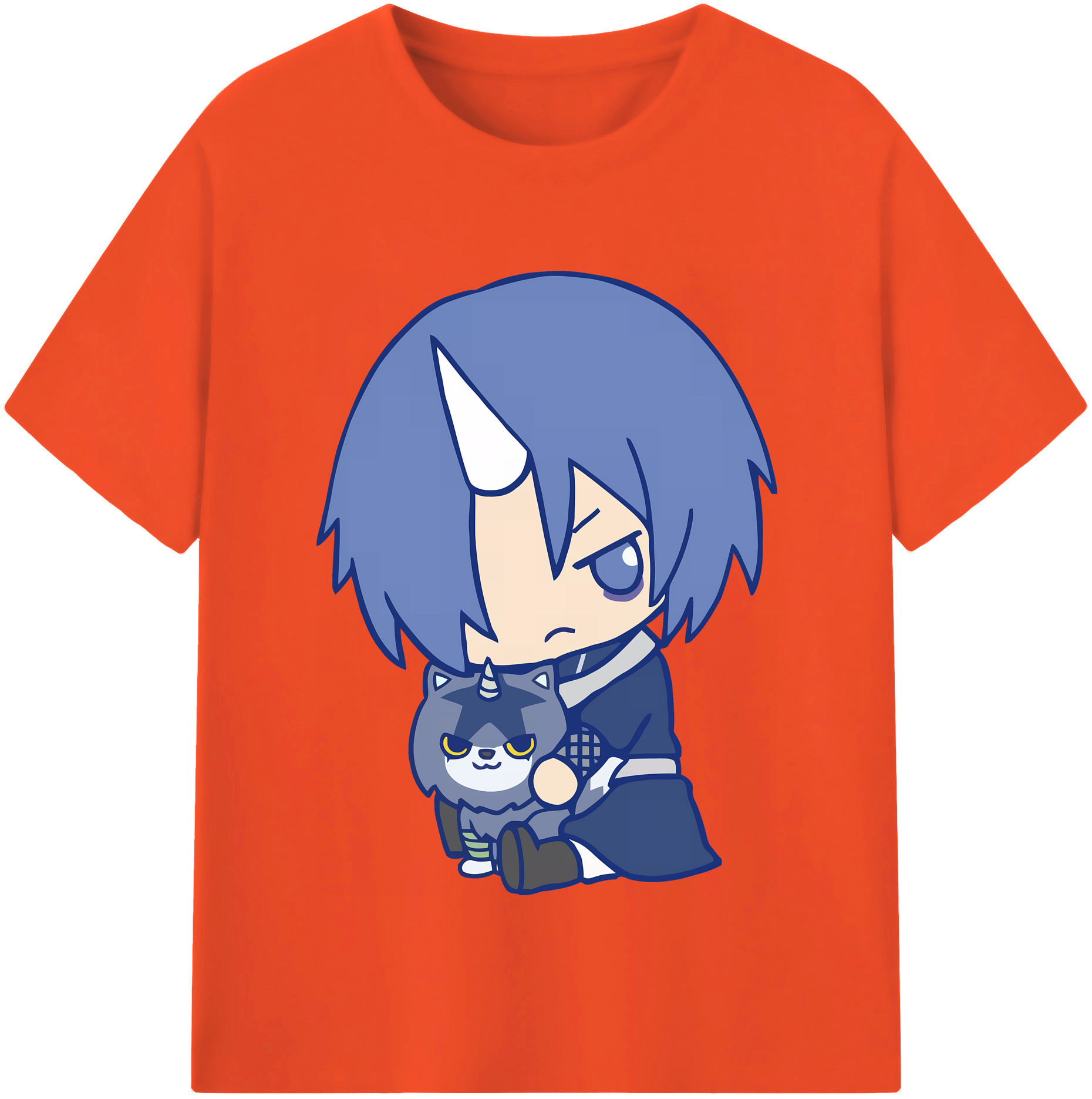 （画像用） 転スラ Regarding Reincarnated to Slime 綿100％半袖Tシャツ（フロントプリント）