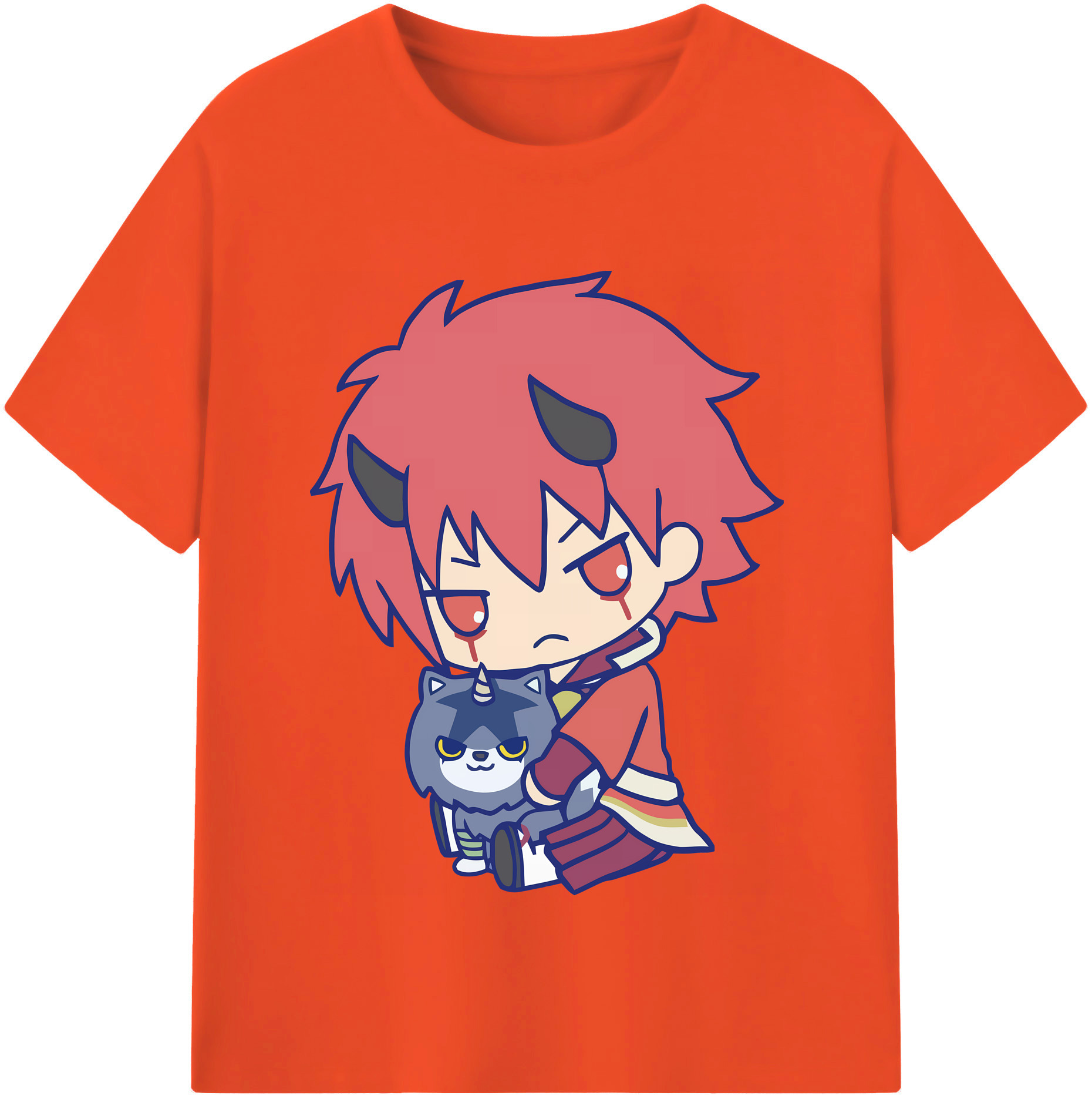 （画像用） 転スラ Regarding Reincarnated to Slime 綿100％半袖Tシャツ（フロントプリント）