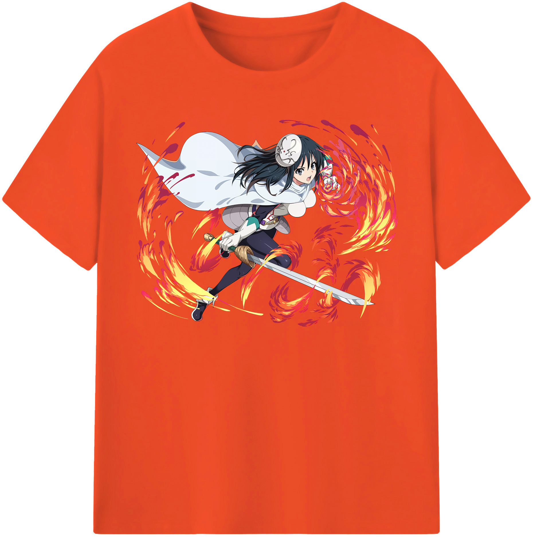 （画像用） 転スラ Regarding Reincarnated to Slime 綿100％半袖Tシャツ（フロントプリント）