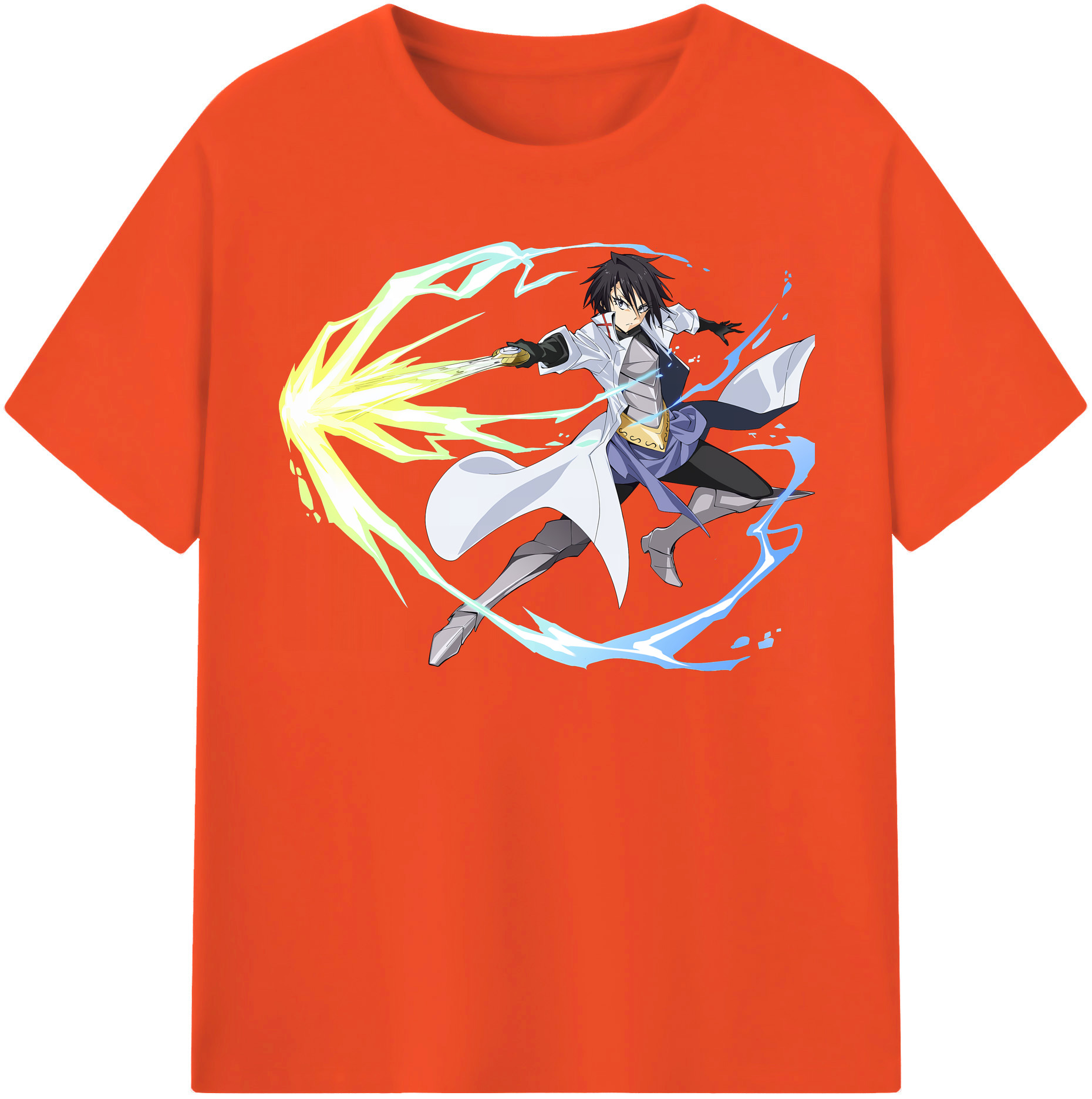 （画像用） 転スラ Regarding Reincarnated to Slime 綿100％半袖Tシャツ（フロントプリント）