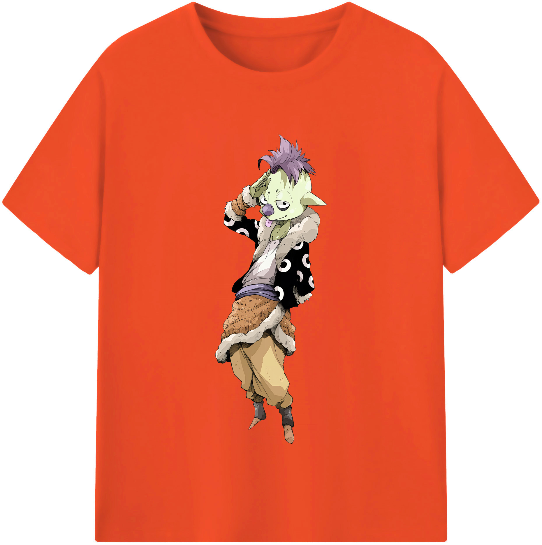 （画像用） 転スラ Regarding Reincarnated to Slime 綿100％半袖Tシャツ（フロントプリント）