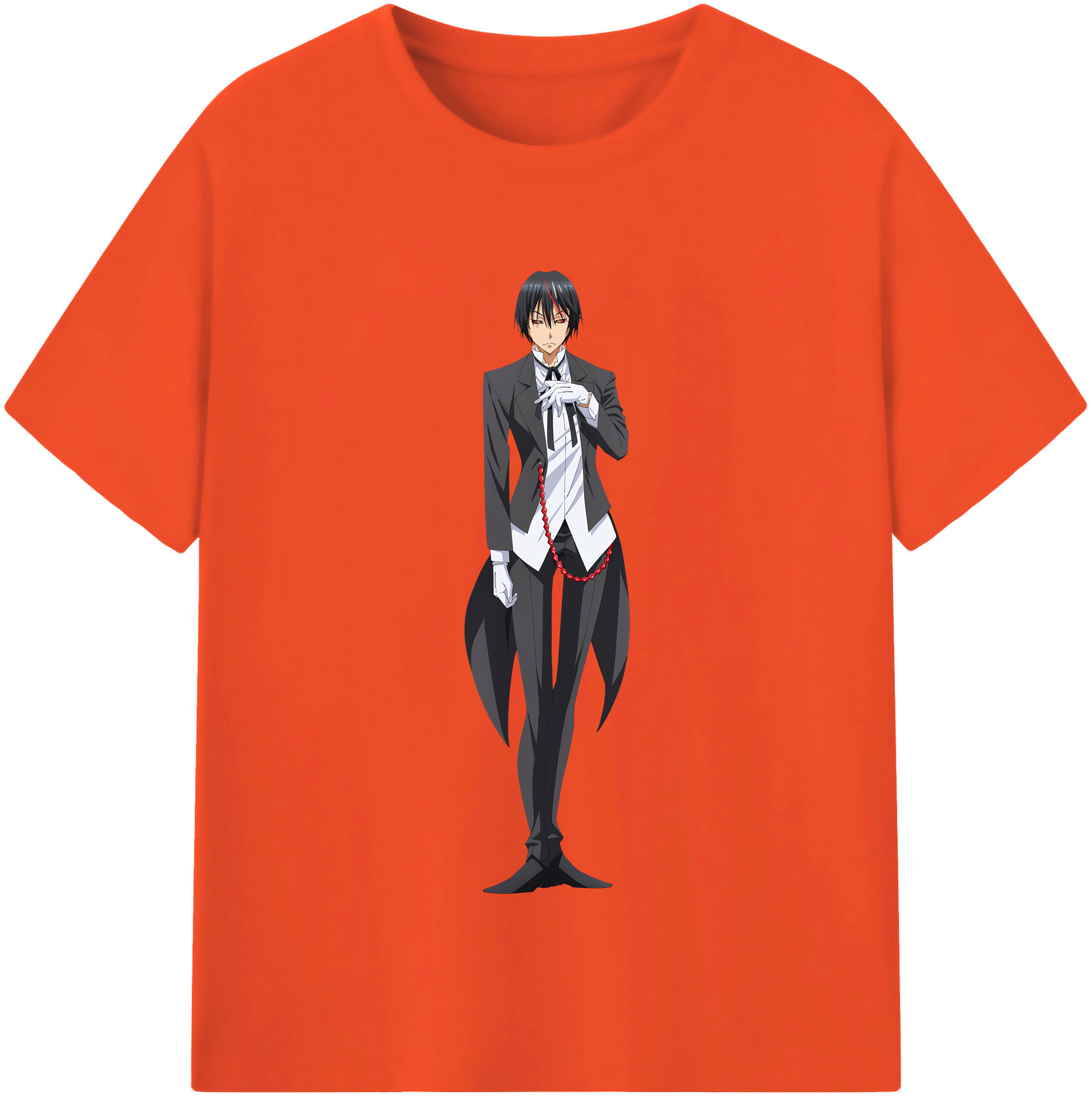 （画像用） 転スラ Regarding Reincarnated to Slime 綿100％半袖Tシャツ（フロントプリント）