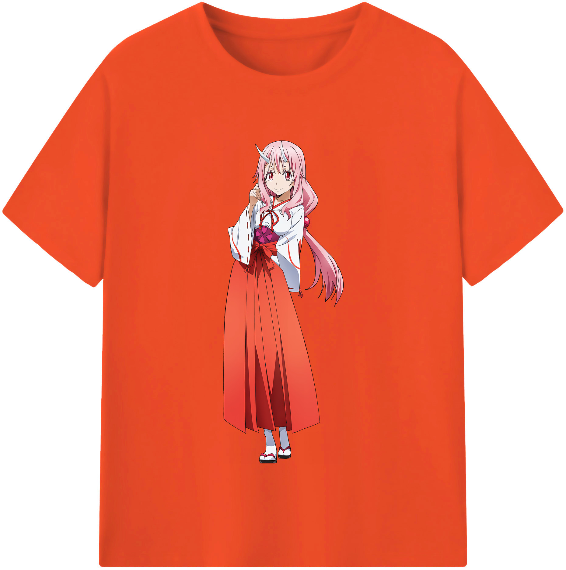（画像用） 転スラ Regarding Reincarnated to Slime 綿100％半袖Tシャツ（フロントプリント）