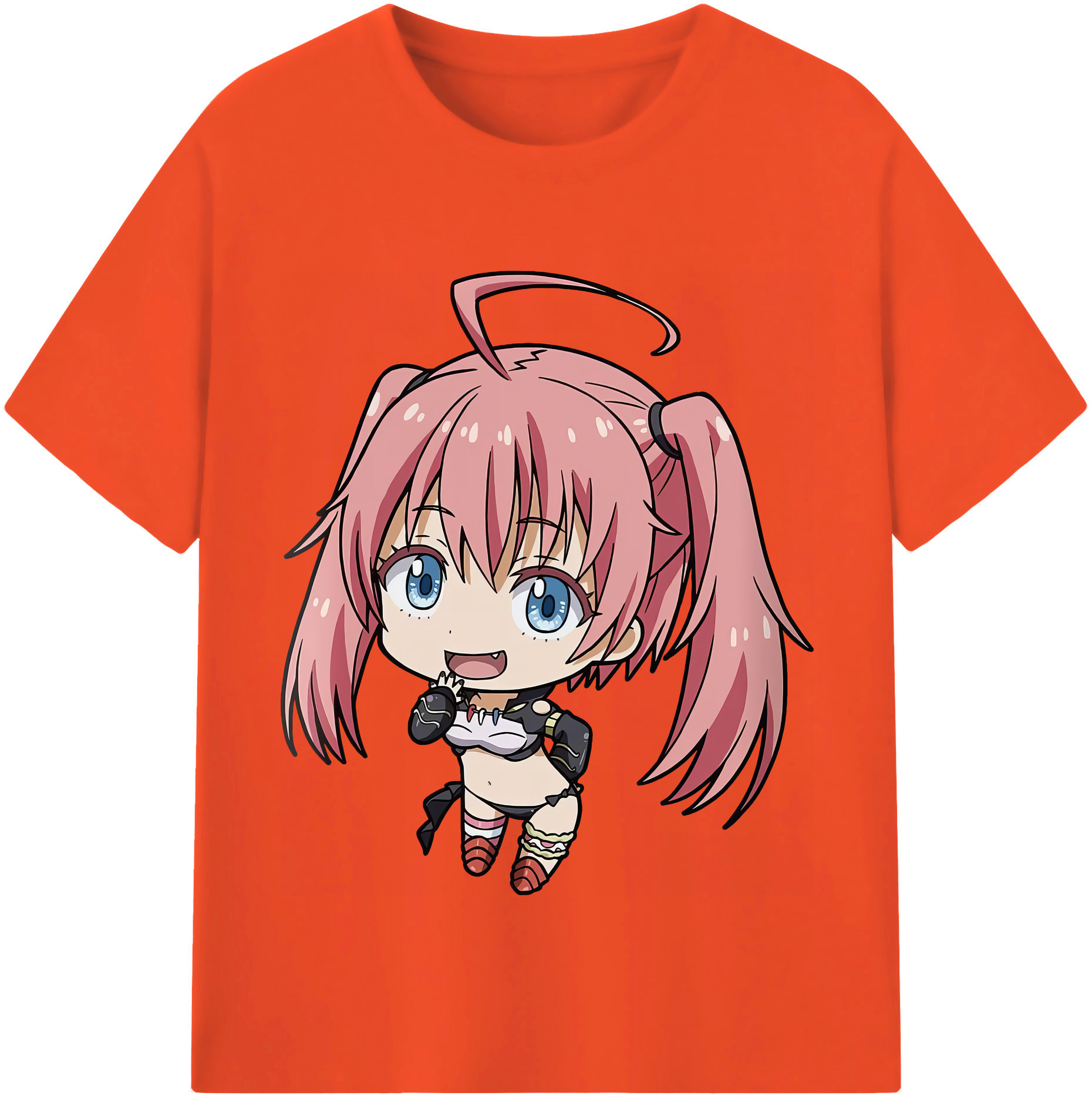 （画像用） 転スラ Regarding Reincarnated to Slime 綿100％半袖Tシャツ（フロントプリント）