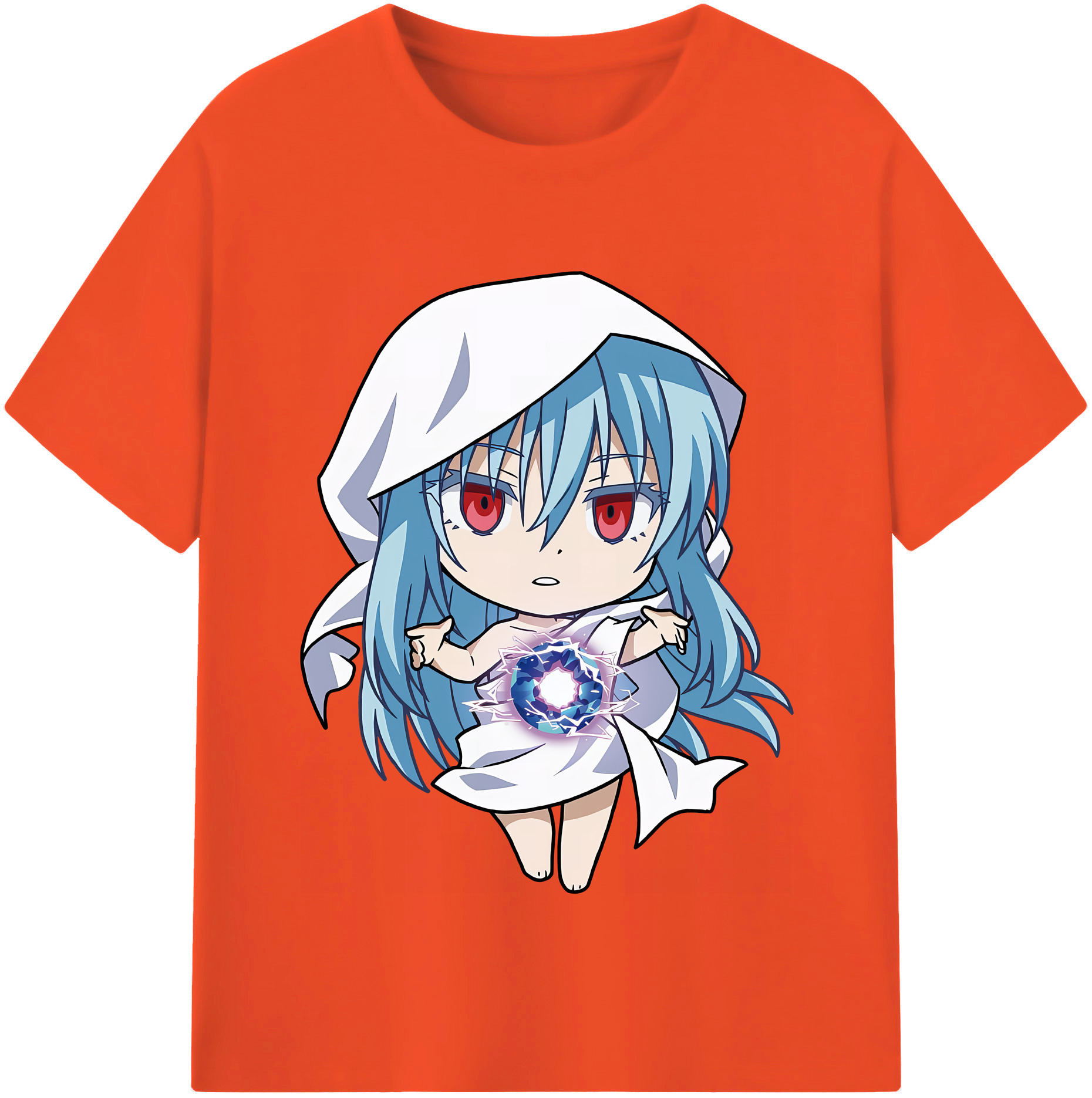 （画像用） 転スラ Regarding Reincarnated to Slime 綿100％半袖Tシャツ（フロントプリント）