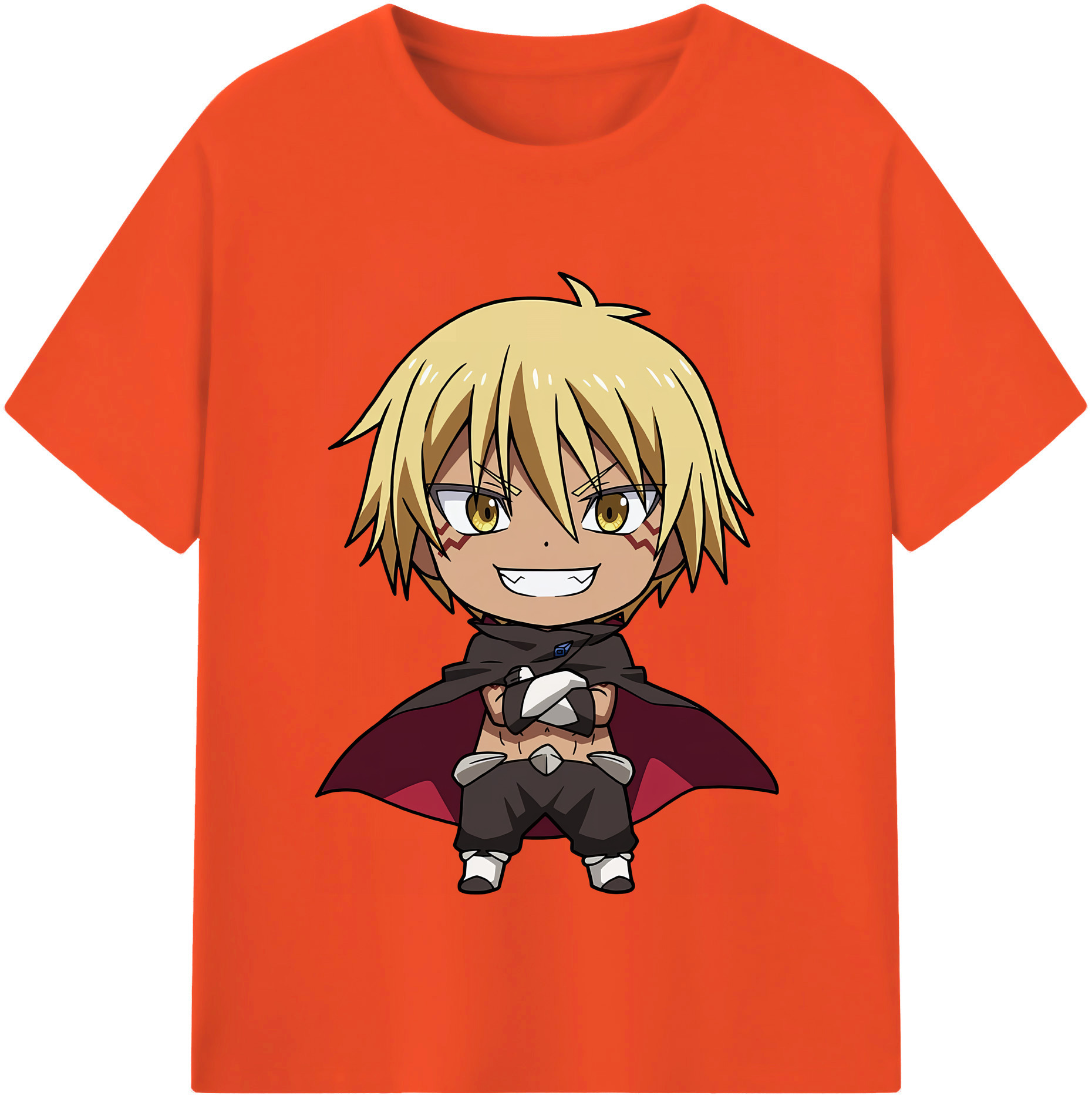 （画像用） 転スラ Regarding Reincarnated to Slime 綿100％半袖Tシャツ（フロントプリント）