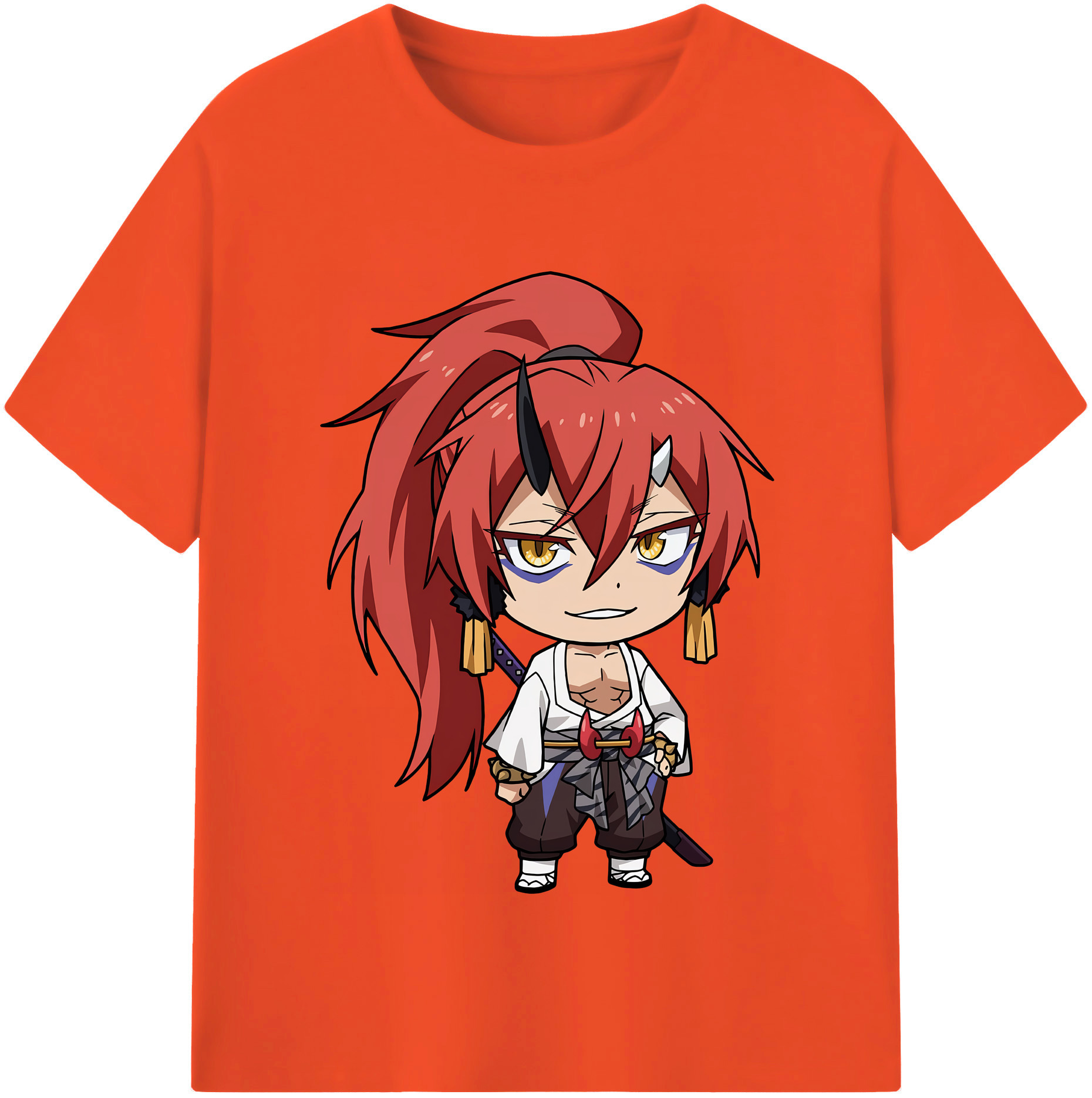 （画像用） 転スラ Regarding Reincarnated to Slime 綿100％半袖Tシャツ（フロントプリント）