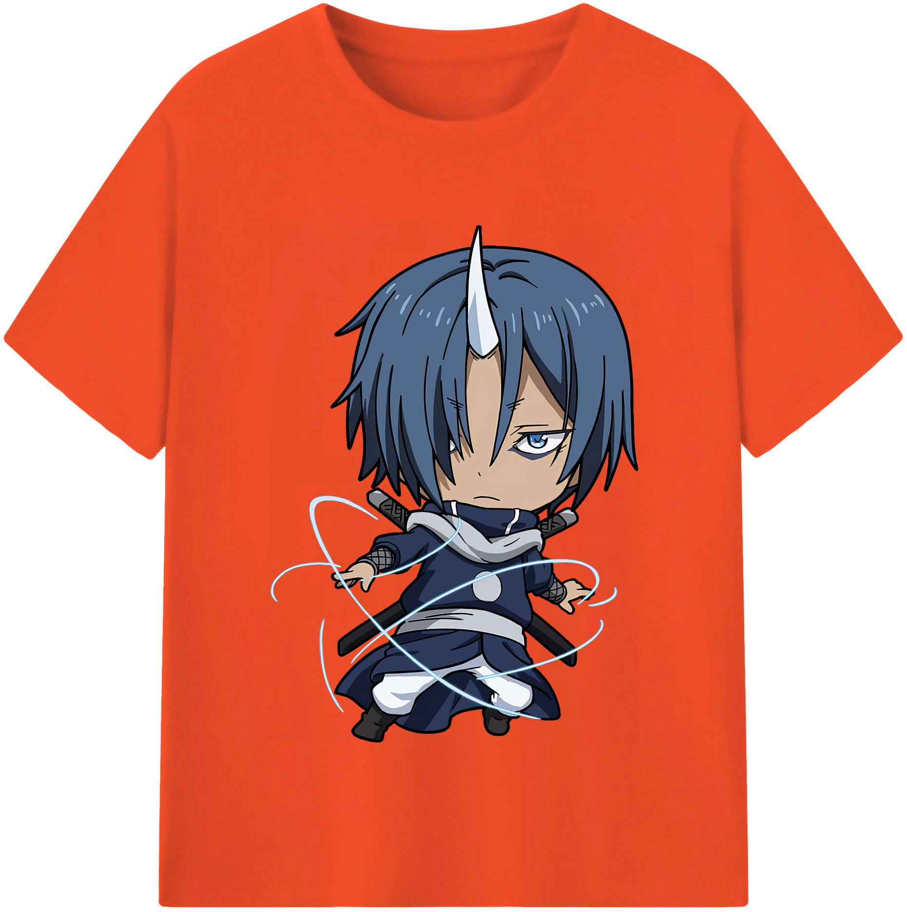 （画像用） 転スラ Regarding Reincarnated to Slime 綿100％半袖Tシャツ（フロントプリント）