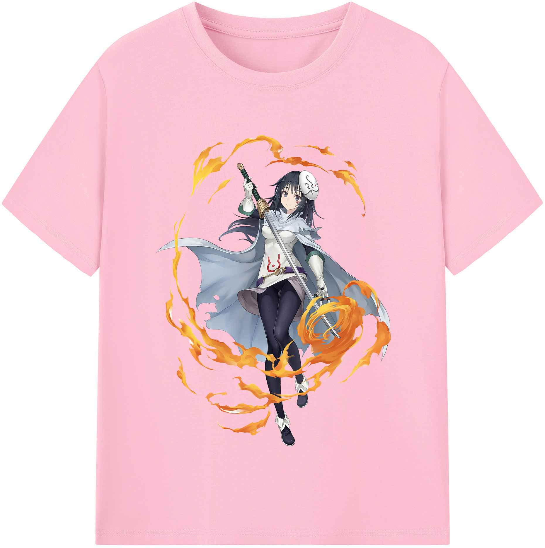 （画像用） 転スラ Regarding Reincarnated to Slime 綿100％半袖Tシャツ（フロントプリント）