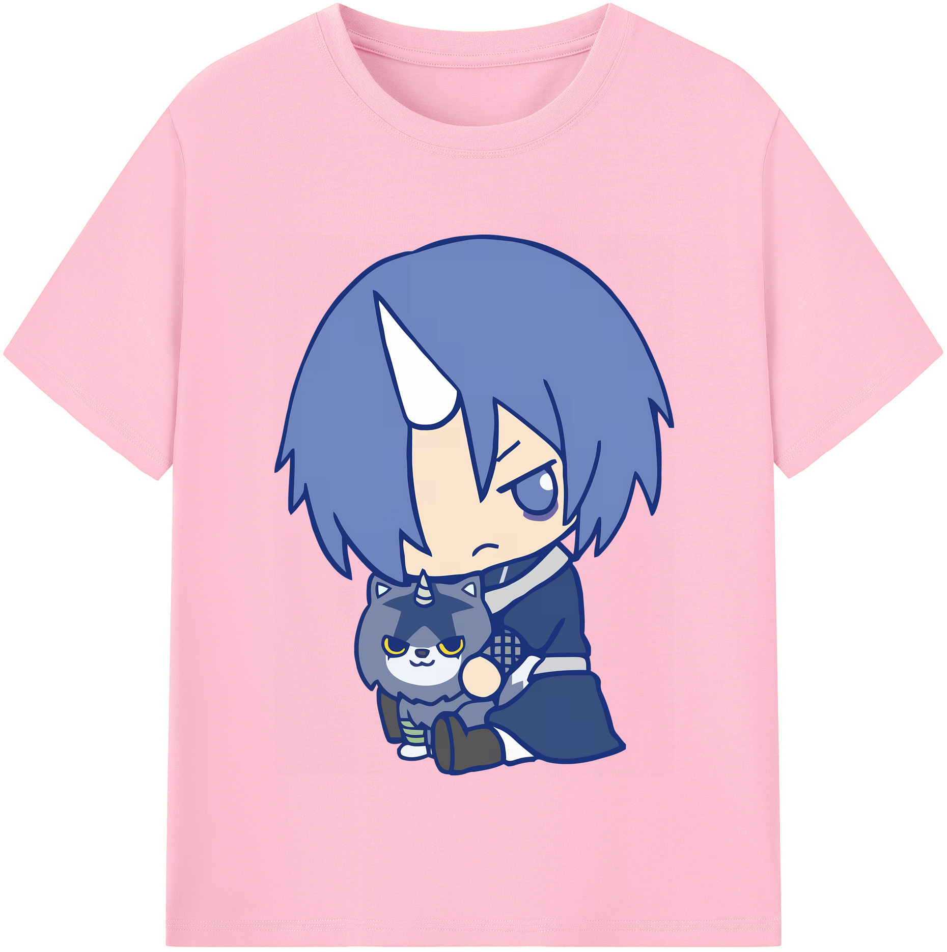 （画像用） 転スラ Regarding Reincarnated to Slime 綿100％半袖Tシャツ（フロントプリント）