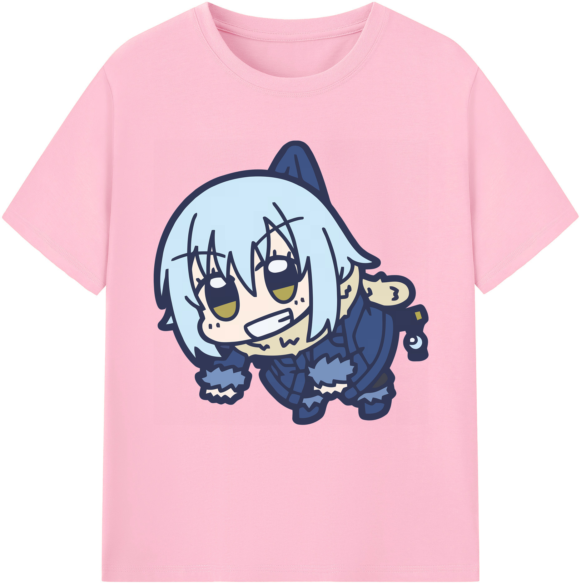 （画像用） 転スラ Regarding Reincarnated to Slime 綿100％半袖Tシャツ（フロントプリント）