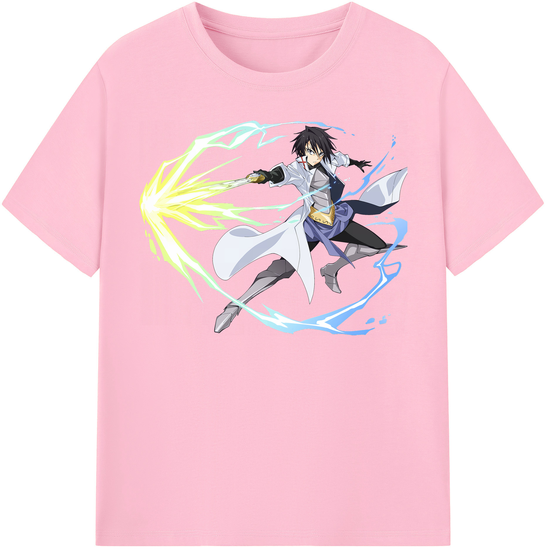 （画像用） 転スラ Regarding Reincarnated to Slime 綿100％半袖Tシャツ（フロントプリント）