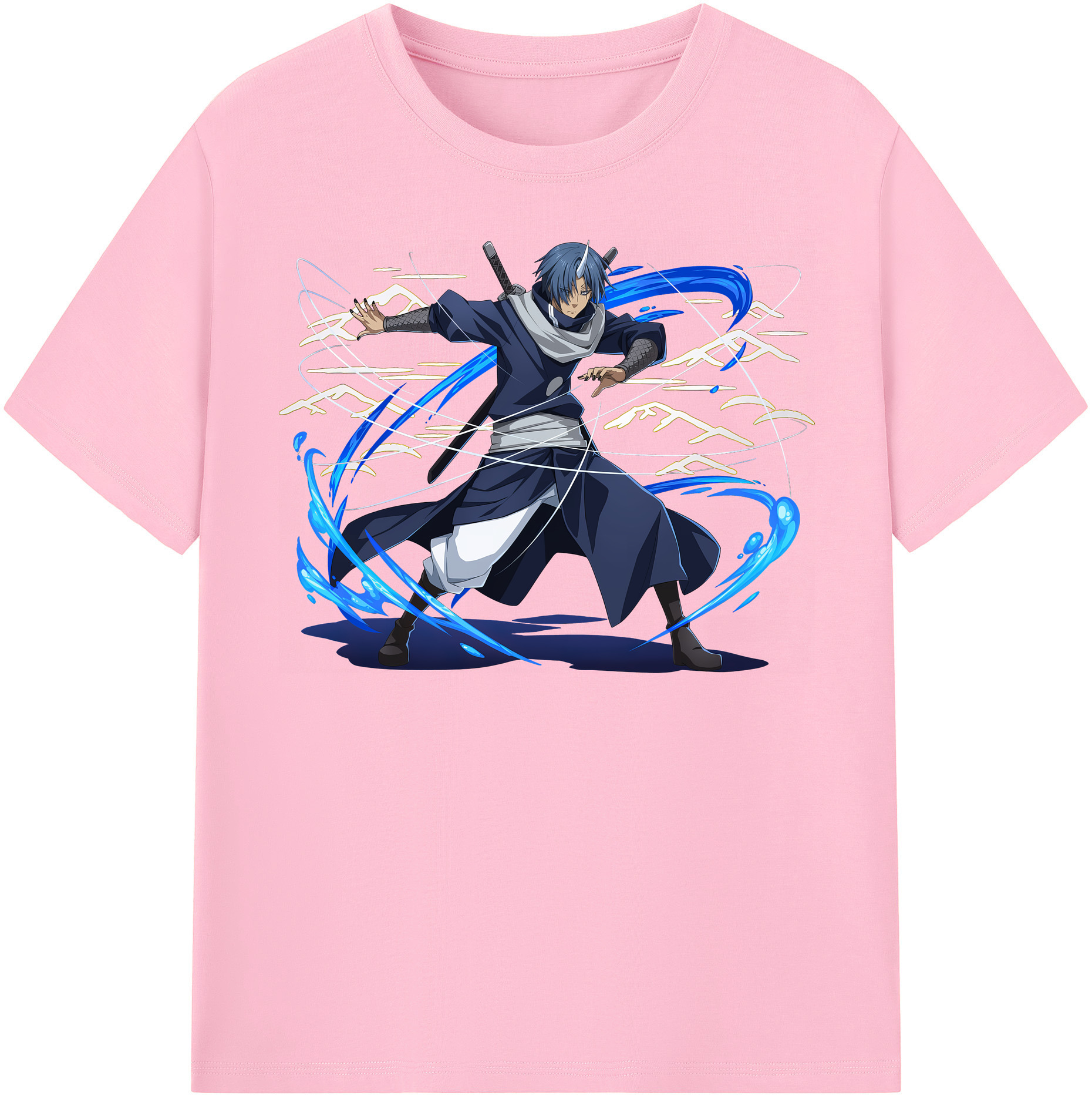 （画像用） 転スラ Regarding Reincarnated to Slime 綿100％半袖Tシャツ（フロントプリント）