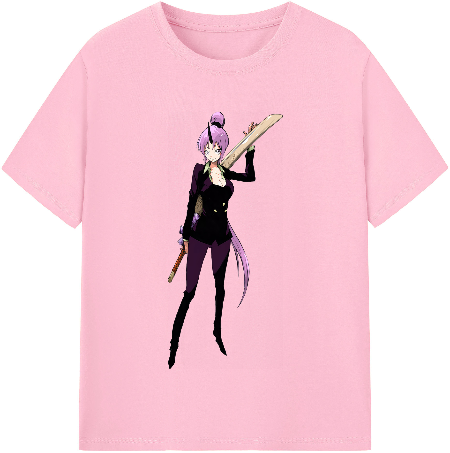 （画像用） 転スラ Regarding Reincarnated to Slime 綿100％半袖Tシャツ（フロントプリント）