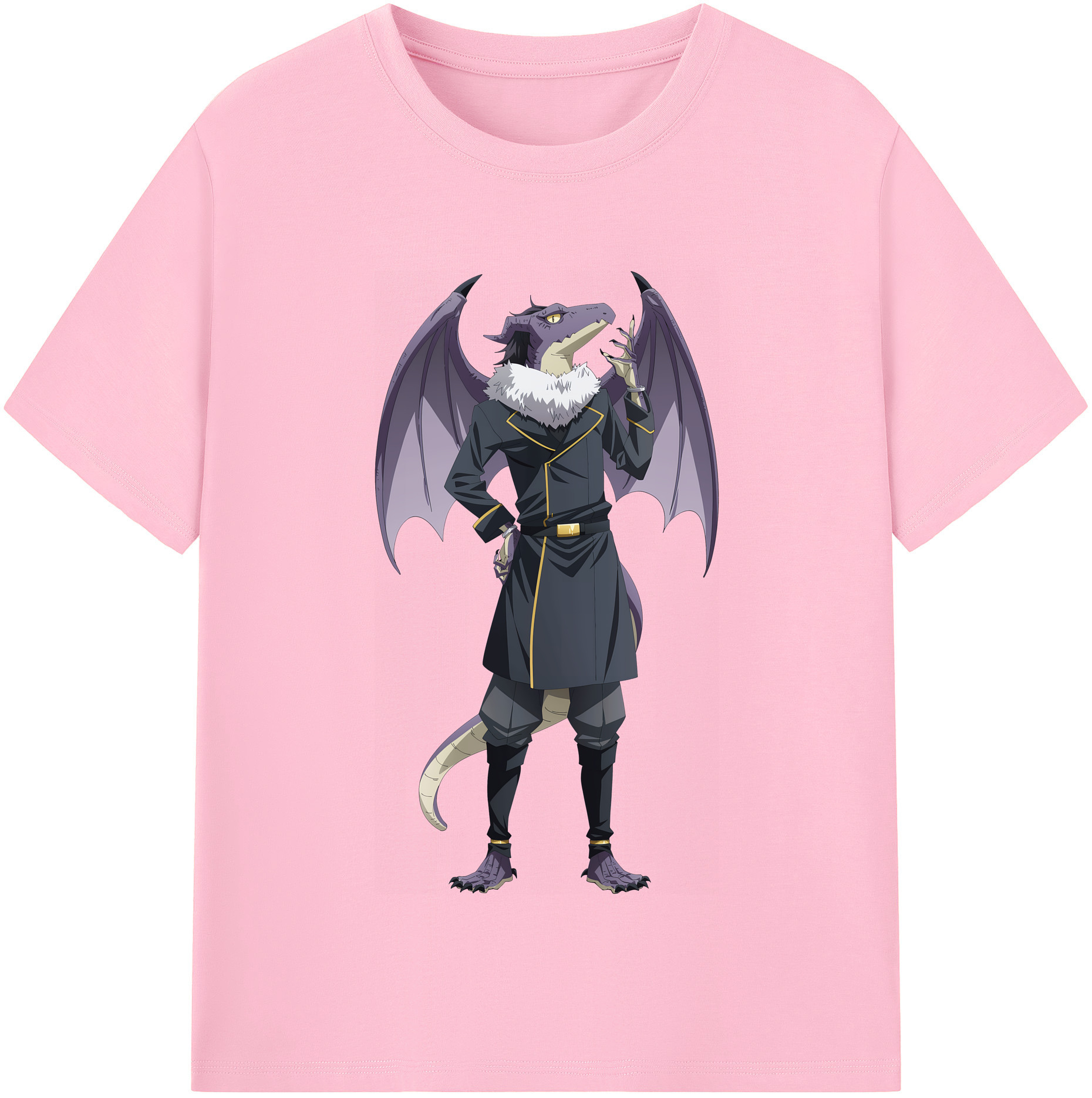 （画像用） 転スラ Regarding Reincarnated to Slime 綿100％半袖Tシャツ（フロントプリント）