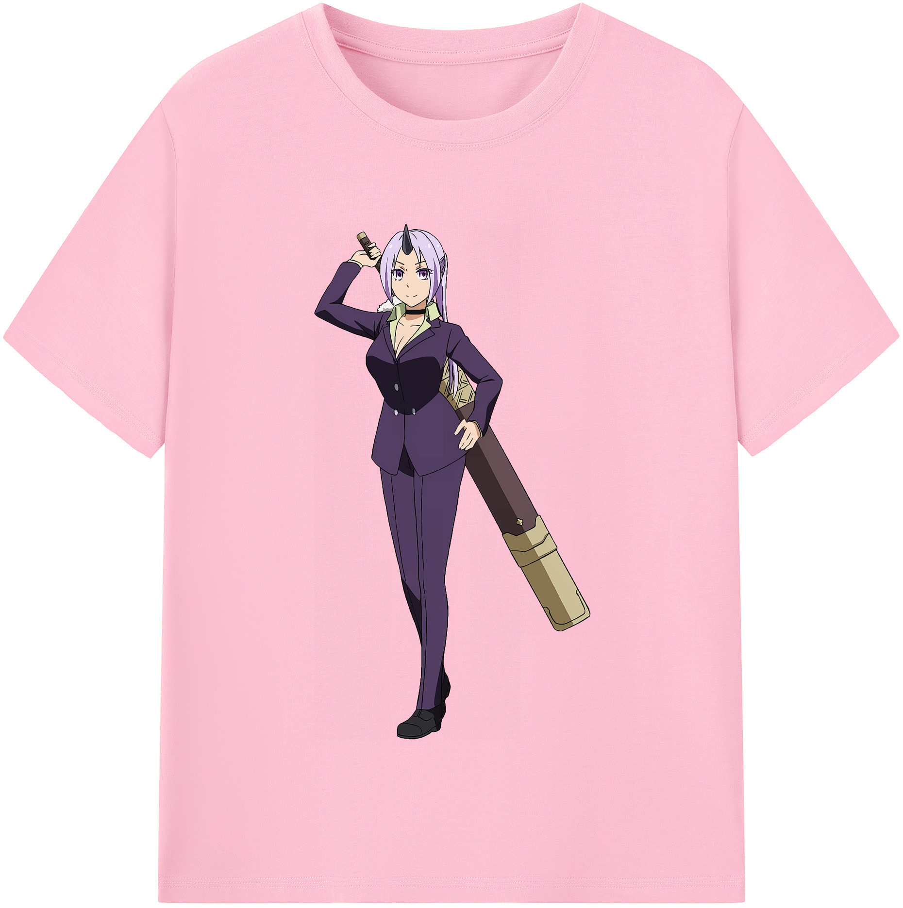 （画像用） 転スラ Regarding Reincarnated to Slime 綿100％半袖Tシャツ（フロントプリント）