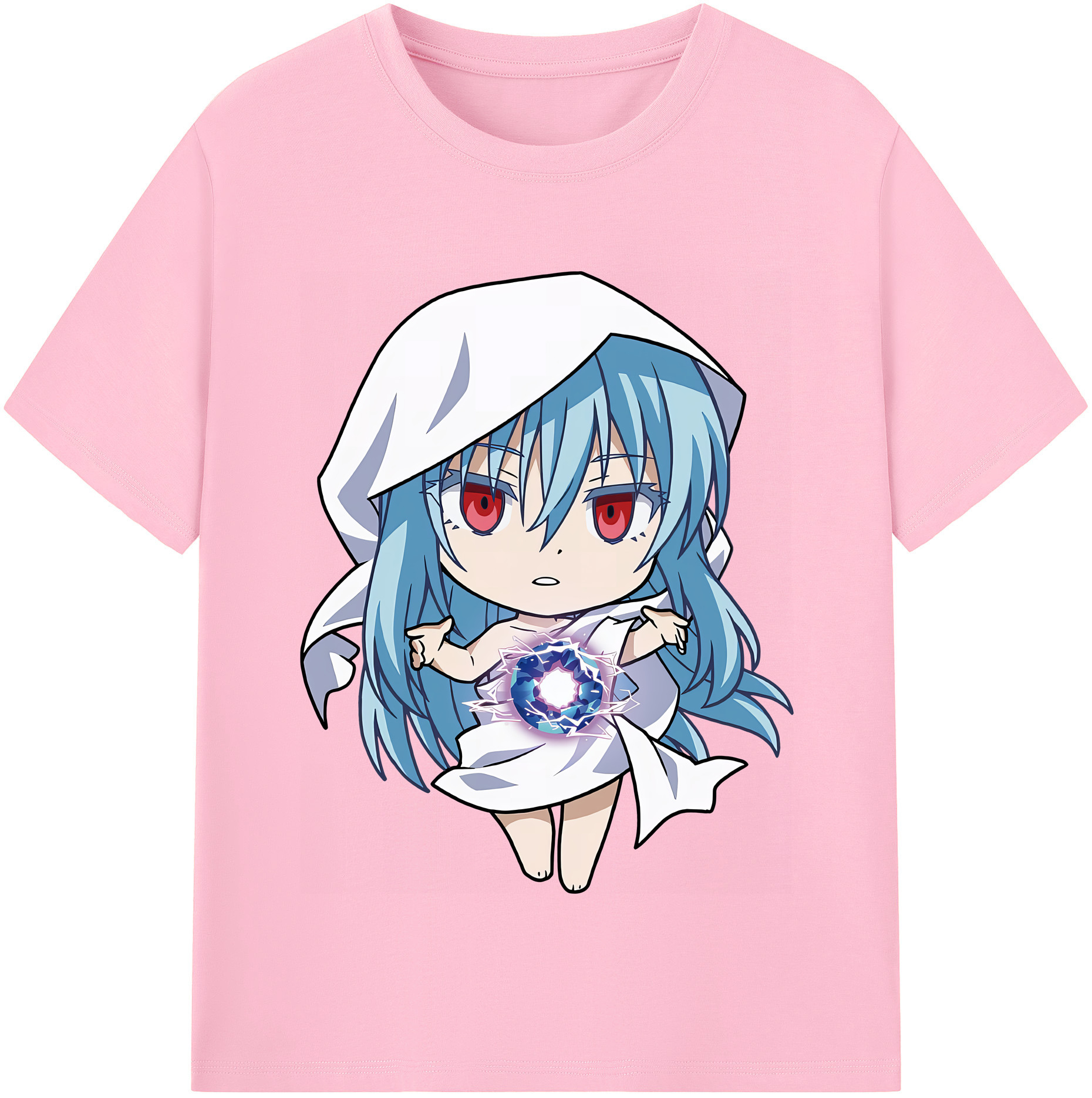 （画像用） 転スラ Regarding Reincarnated to Slime 綿100％半袖Tシャツ（フロントプリント）
