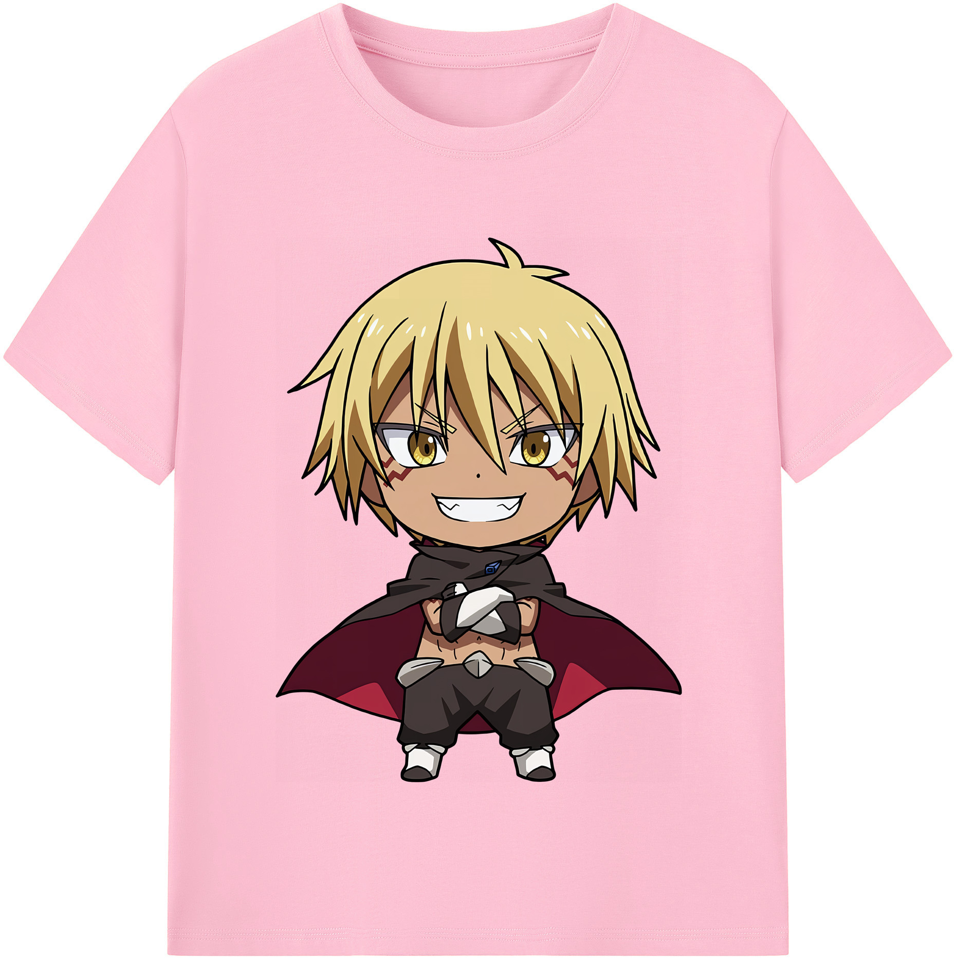 （画像用） 転スラ Regarding Reincarnated to Slime 綿100％半袖Tシャツ（フロントプリント）
