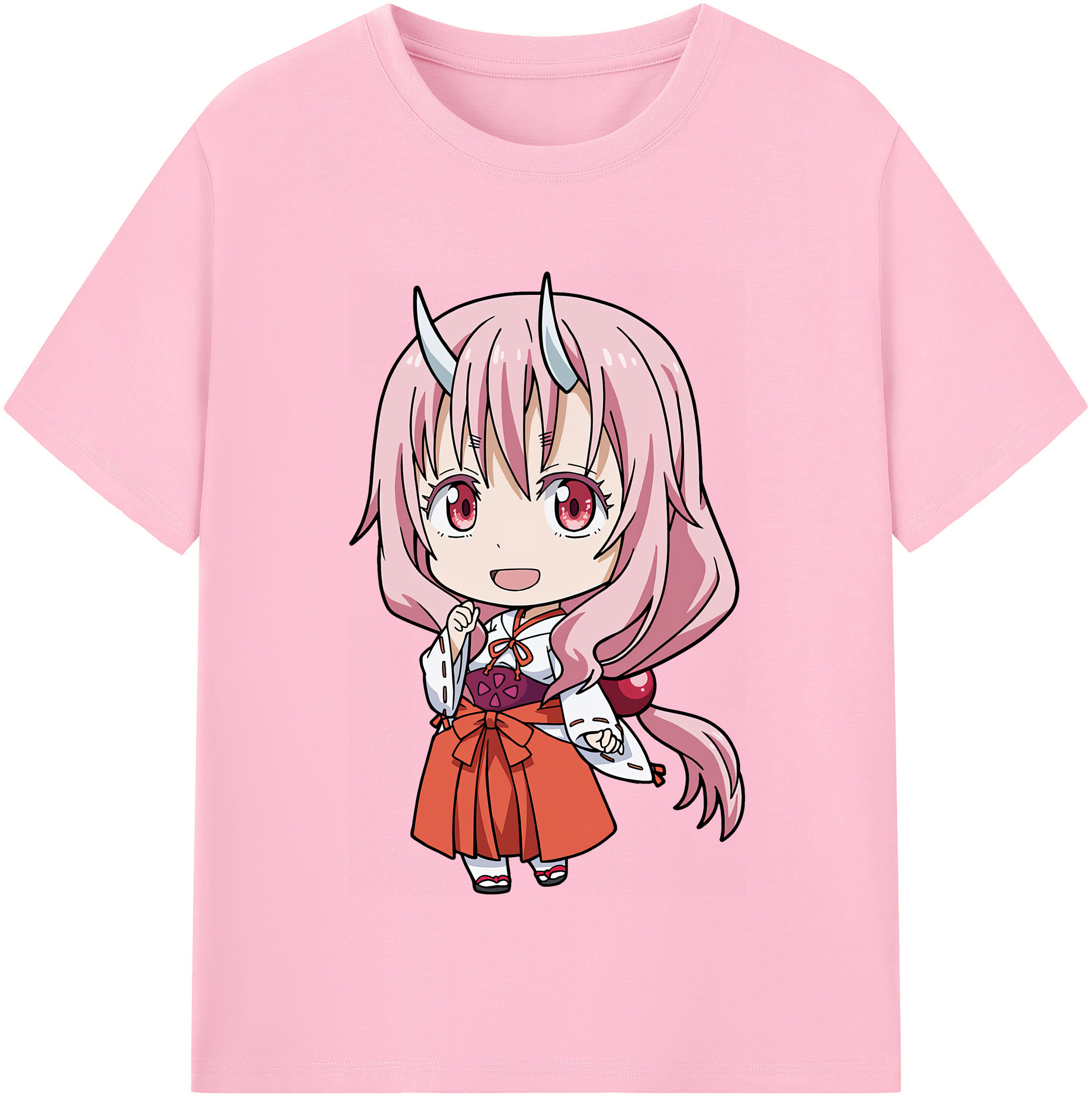 （画像用） 転スラ Regarding Reincarnated to Slime 綿100％半袖Tシャツ（フロントプリント）
