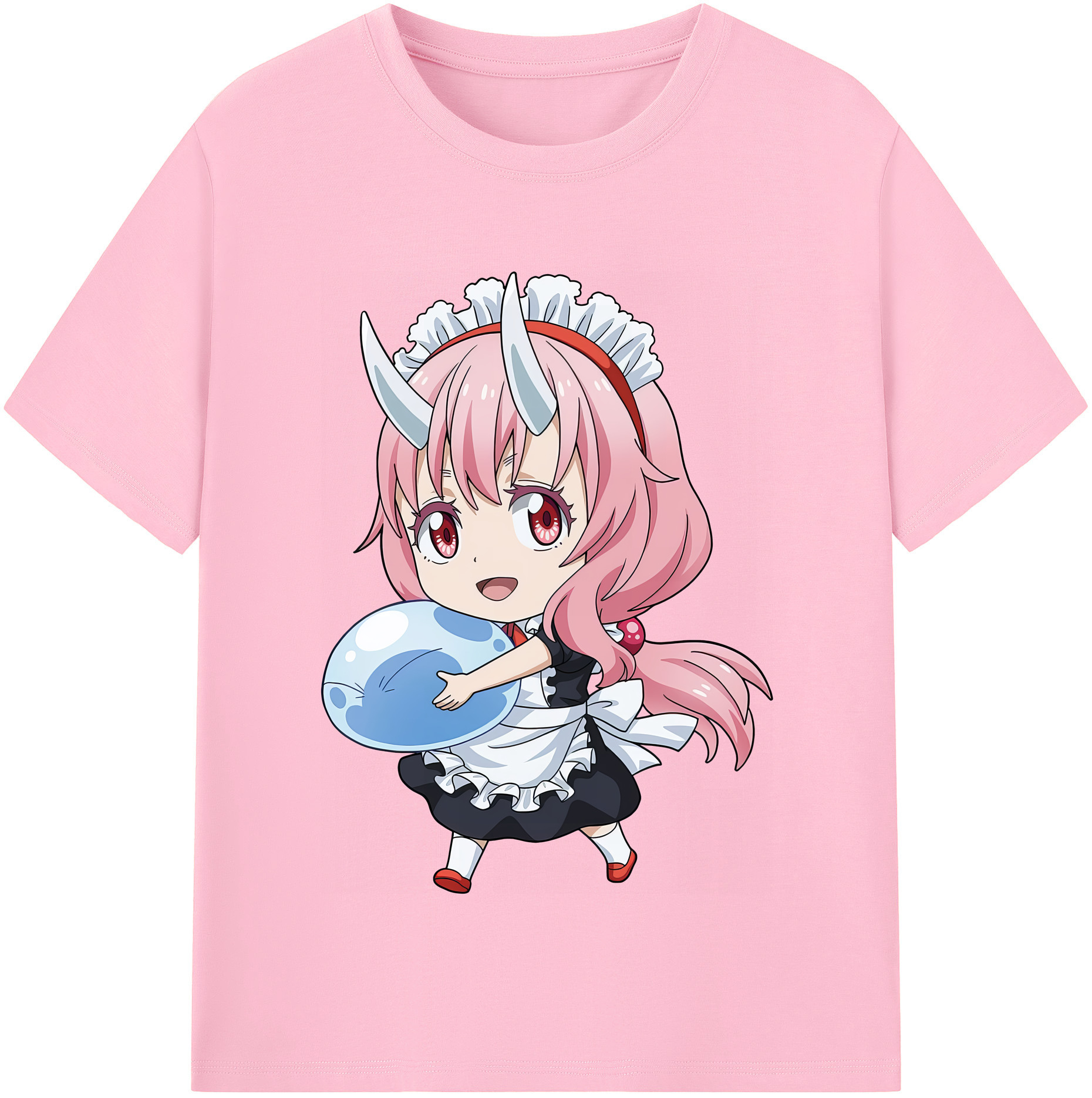 （画像用） 転スラ Regarding Reincarnated to Slime 綿100％半袖Tシャツ（フロントプリント）