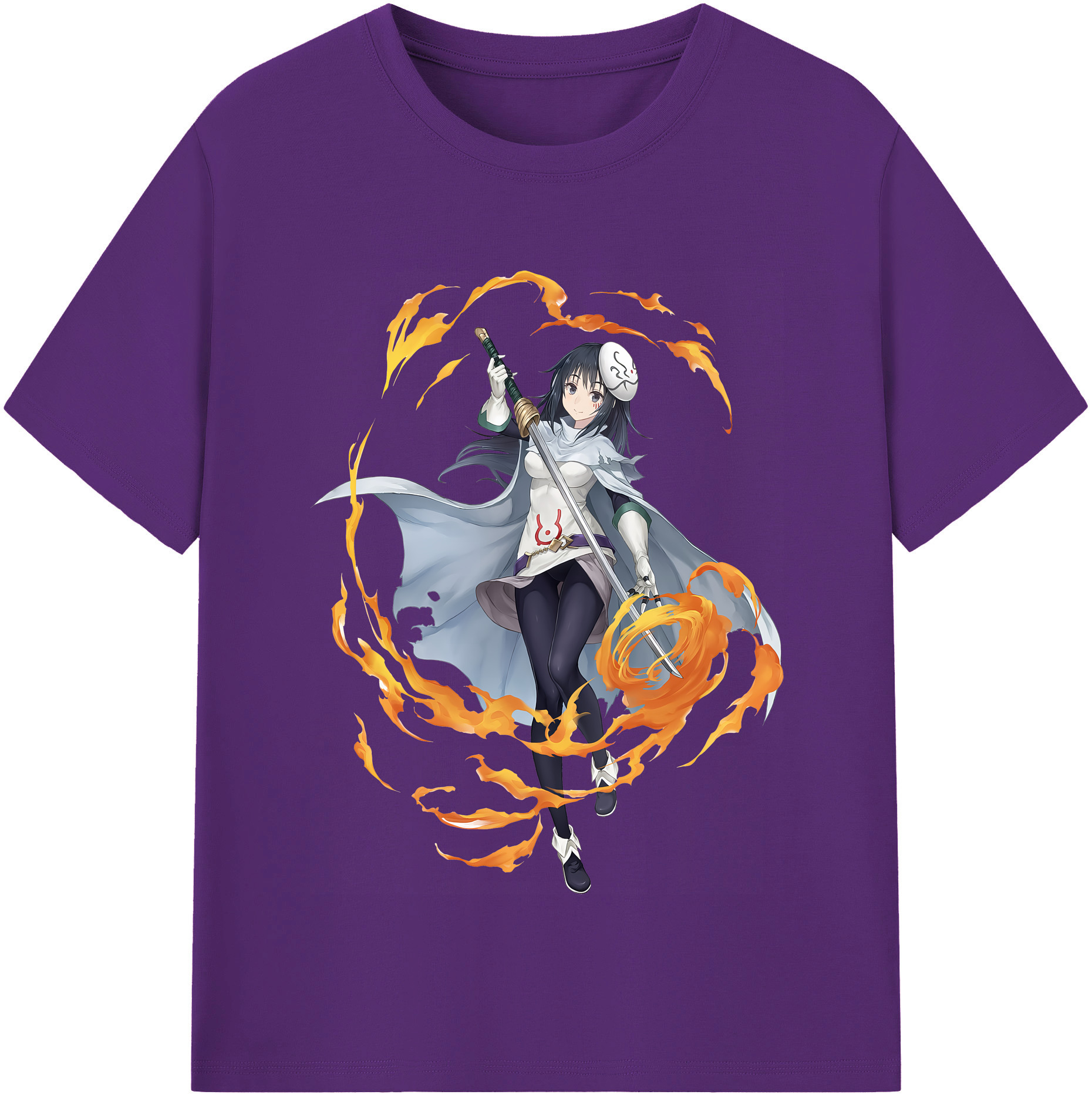（画像用） 転スラ Regarding Reincarnated to Slime 綿100％半袖Tシャツ（フロントプリント）