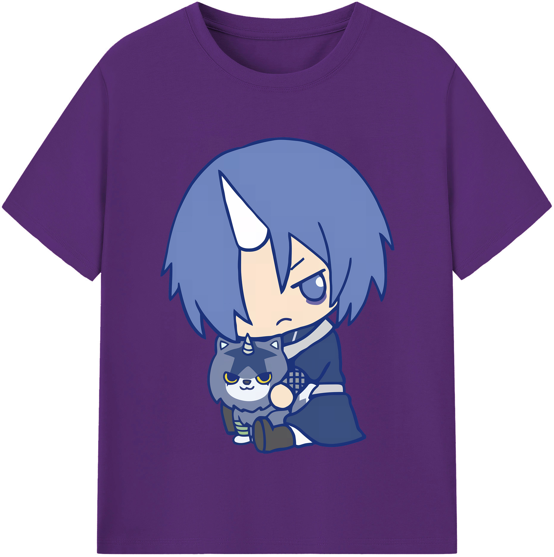 （画像用） 転スラ Regarding Reincarnated to Slime 綿100％半袖Tシャツ（フロントプリント）