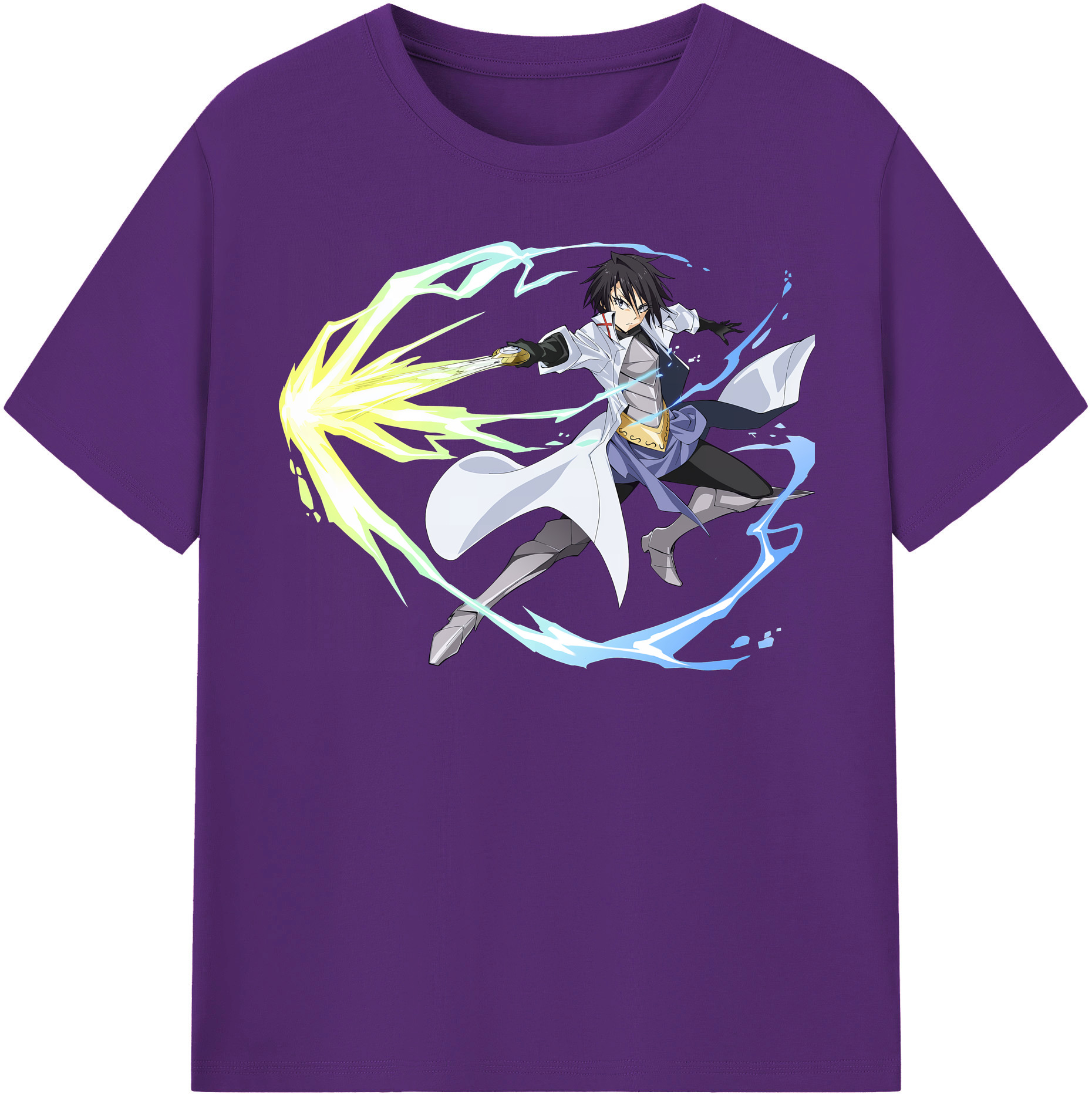 （画像用） 転スラ Regarding Reincarnated to Slime 綿100％半袖Tシャツ（フロントプリント）