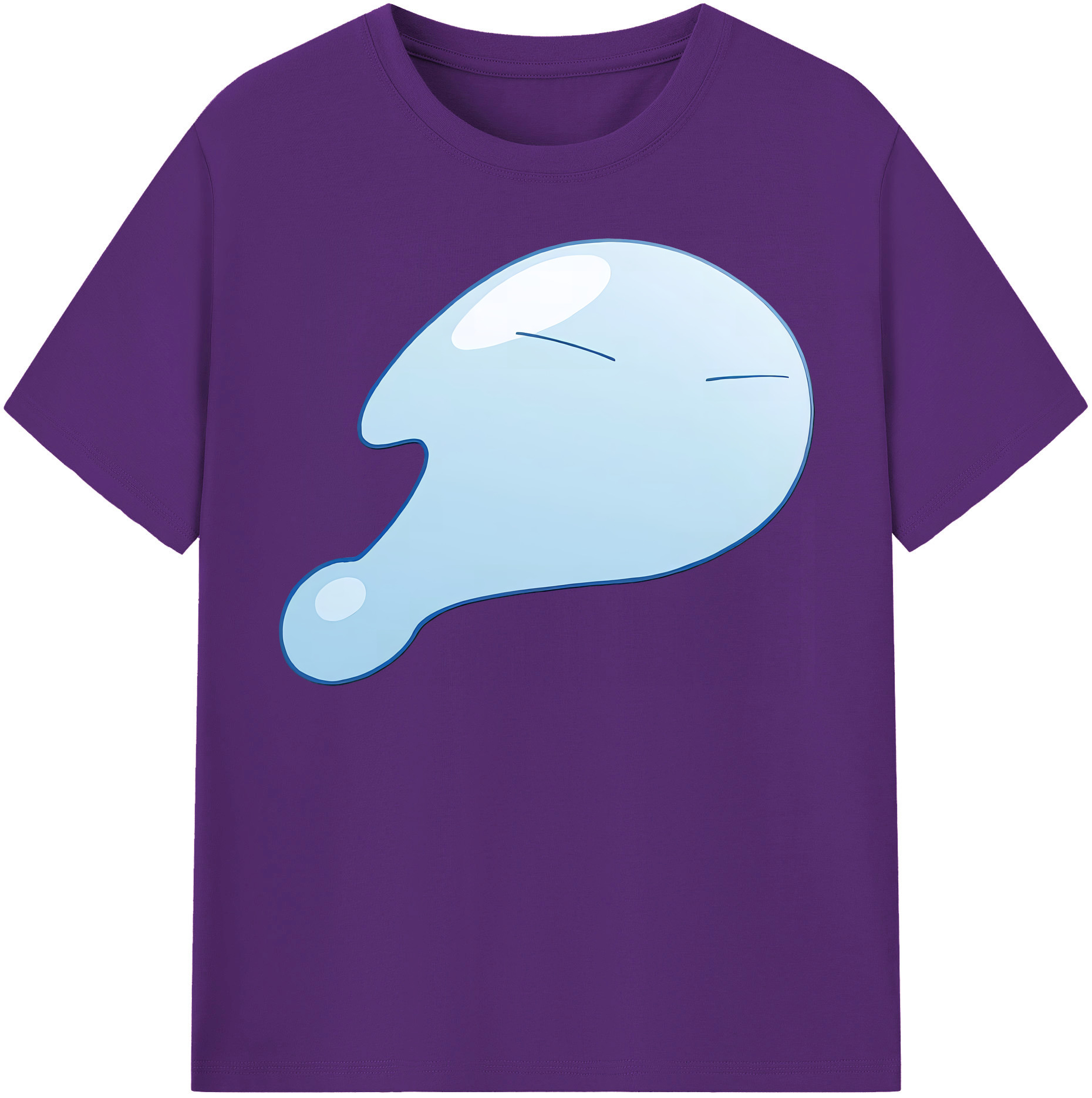 （画像用） 転スラ Regarding Reincarnated to Slime 綿100％半袖Tシャツ（フロントプリント）