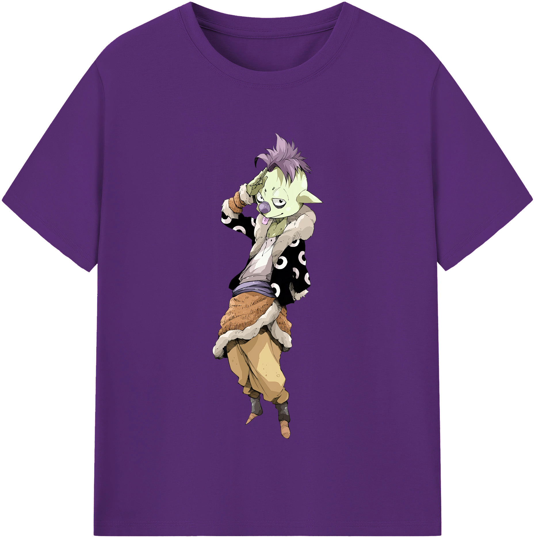 （画像用） 転スラ Regarding Reincarnated to Slime 綿100％半袖Tシャツ（フロントプリント）
