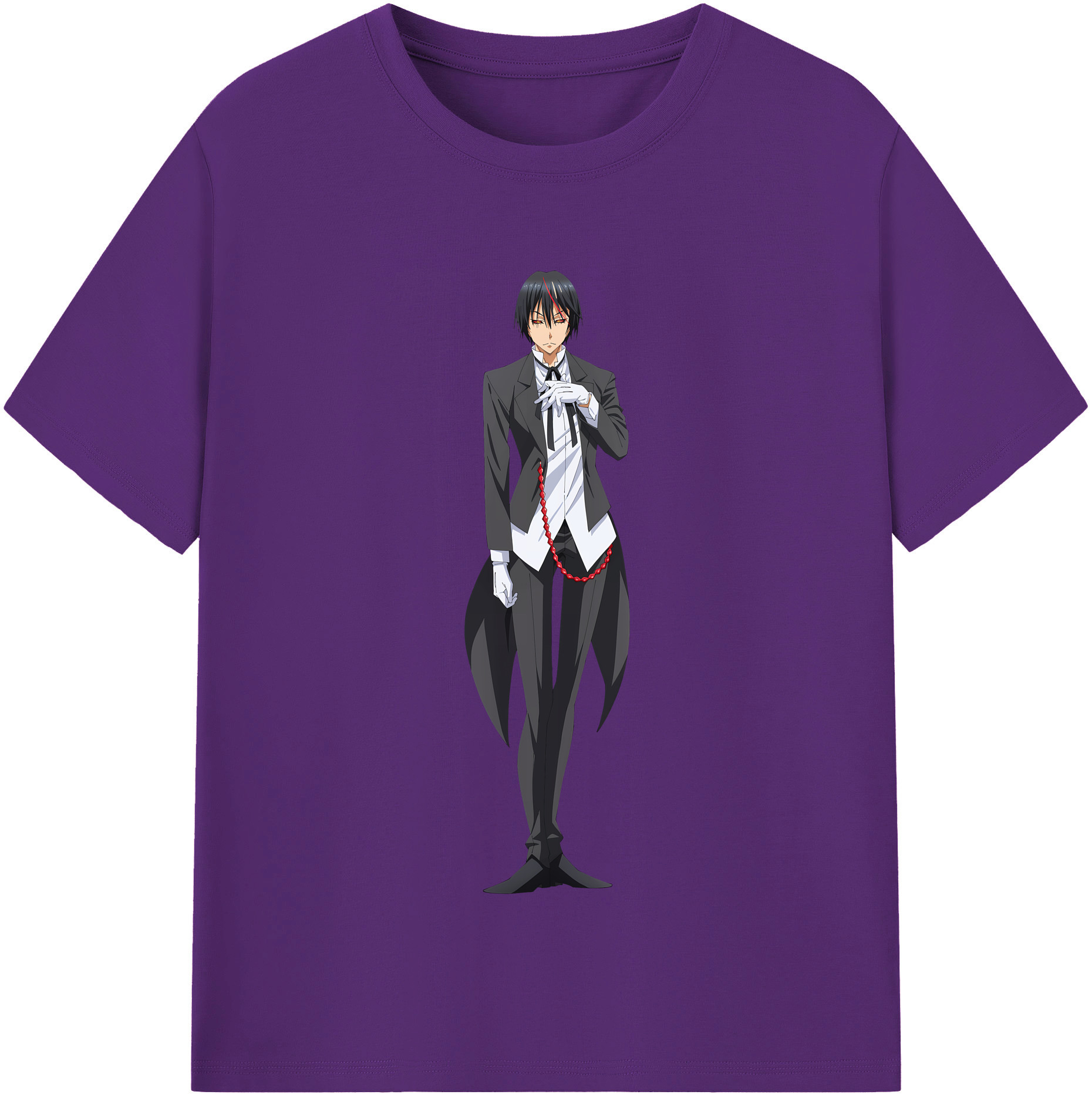 （画像用） 転スラ Regarding Reincarnated to Slime 綿100％半袖Tシャツ（フロントプリント）