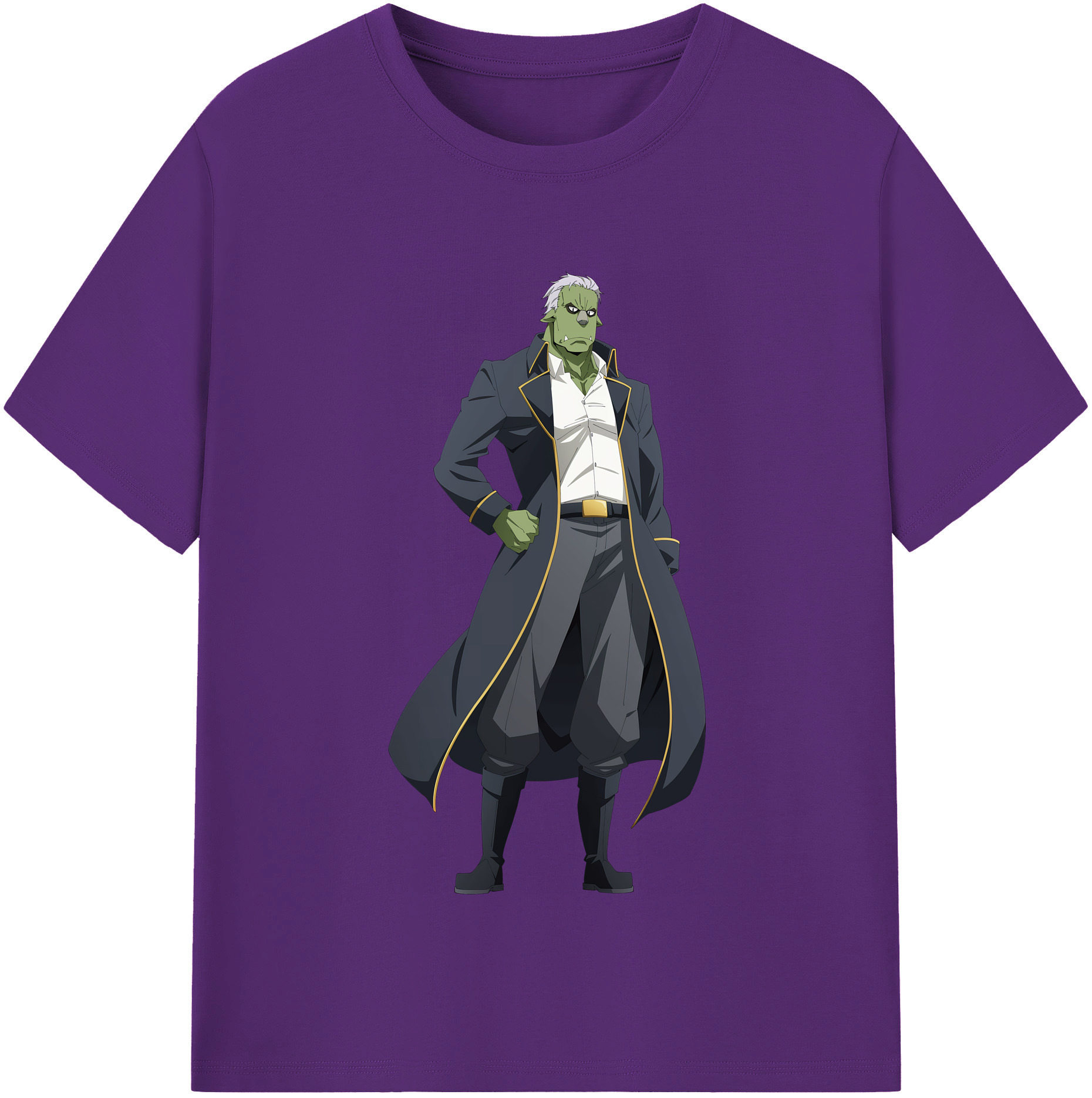 （画像用） 転スラ Regarding Reincarnated to Slime 綿100％半袖Tシャツ（フロントプリント）