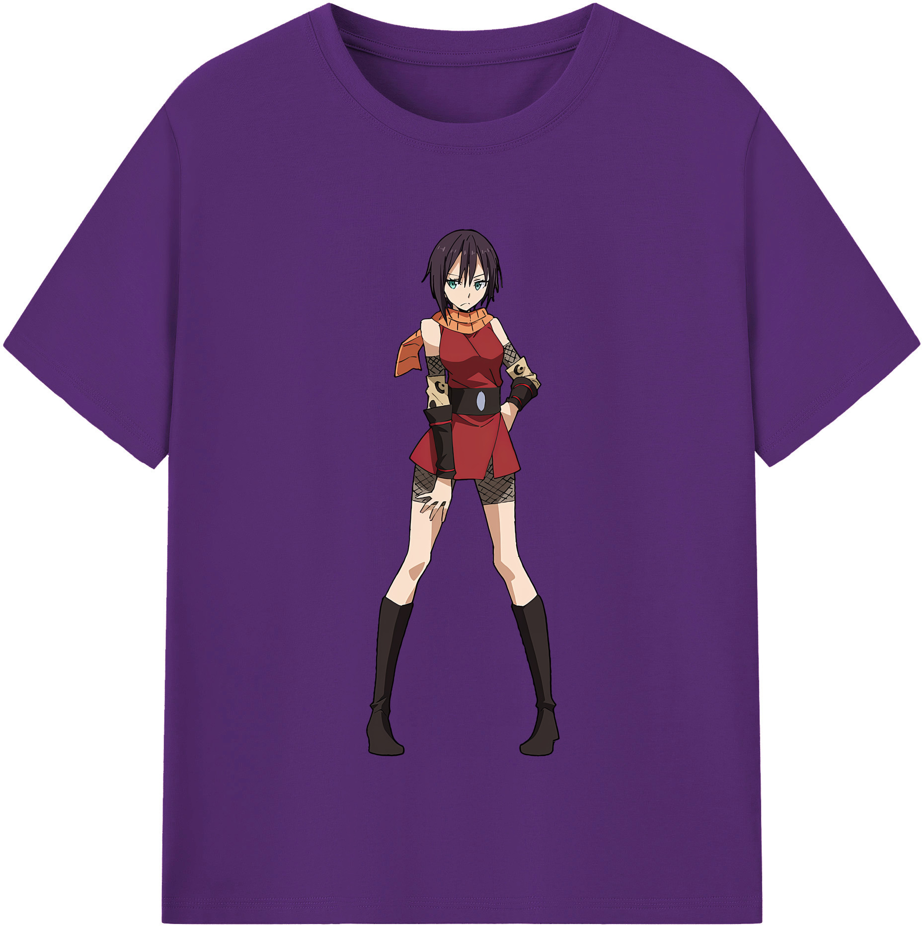（画像用） 転スラ Regarding Reincarnated to Slime 綿100％半袖Tシャツ（フロントプリント）