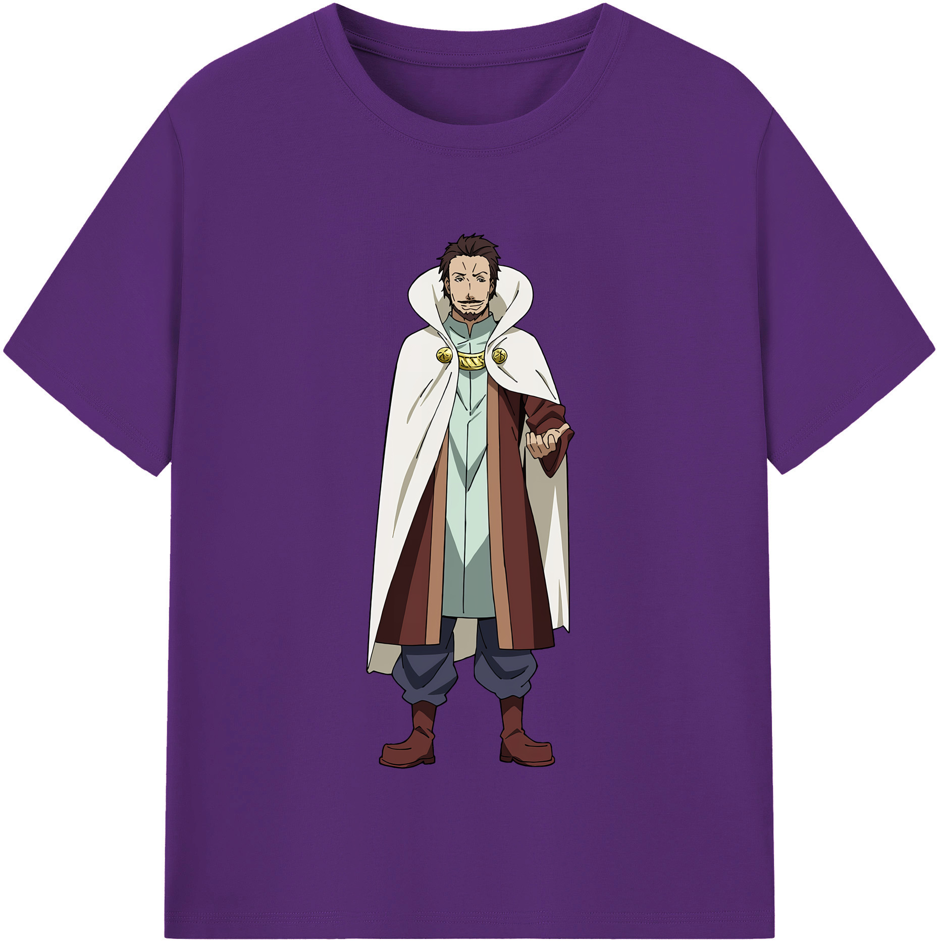 （画像用） 転スラ Regarding Reincarnated to Slime 綿100％半袖Tシャツ（フロントプリント）