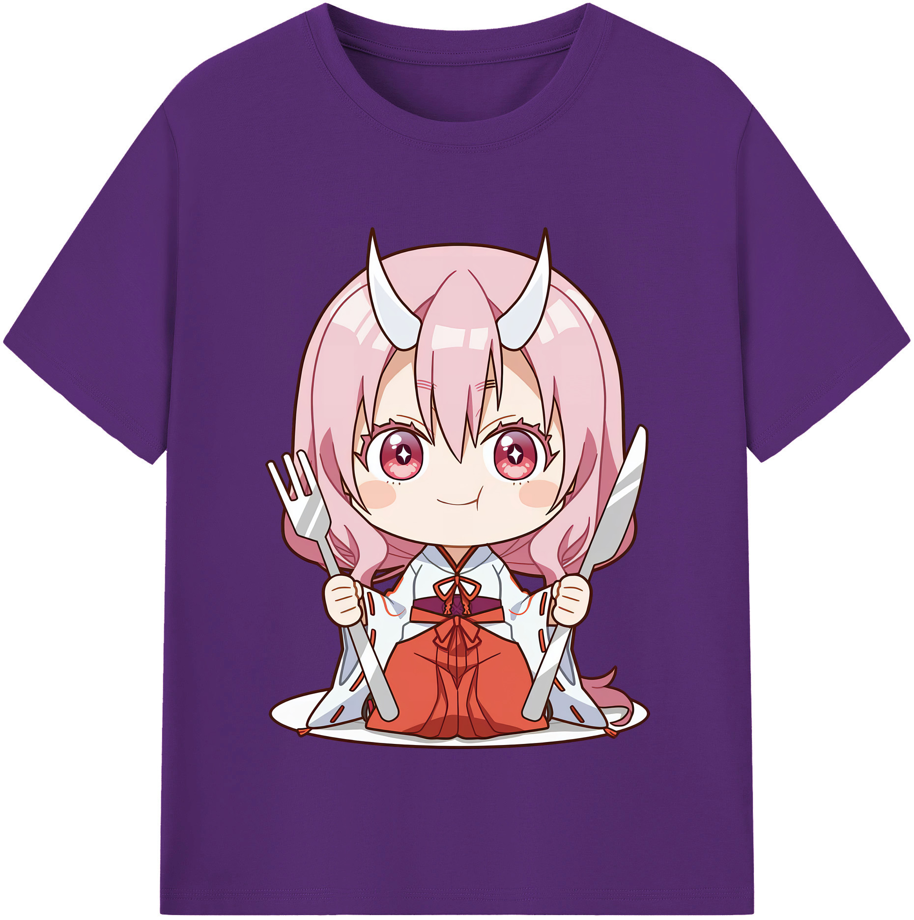 （画像用） 転スラ Regarding Reincarnated to Slime 綿100％半袖Tシャツ（フロントプリント）