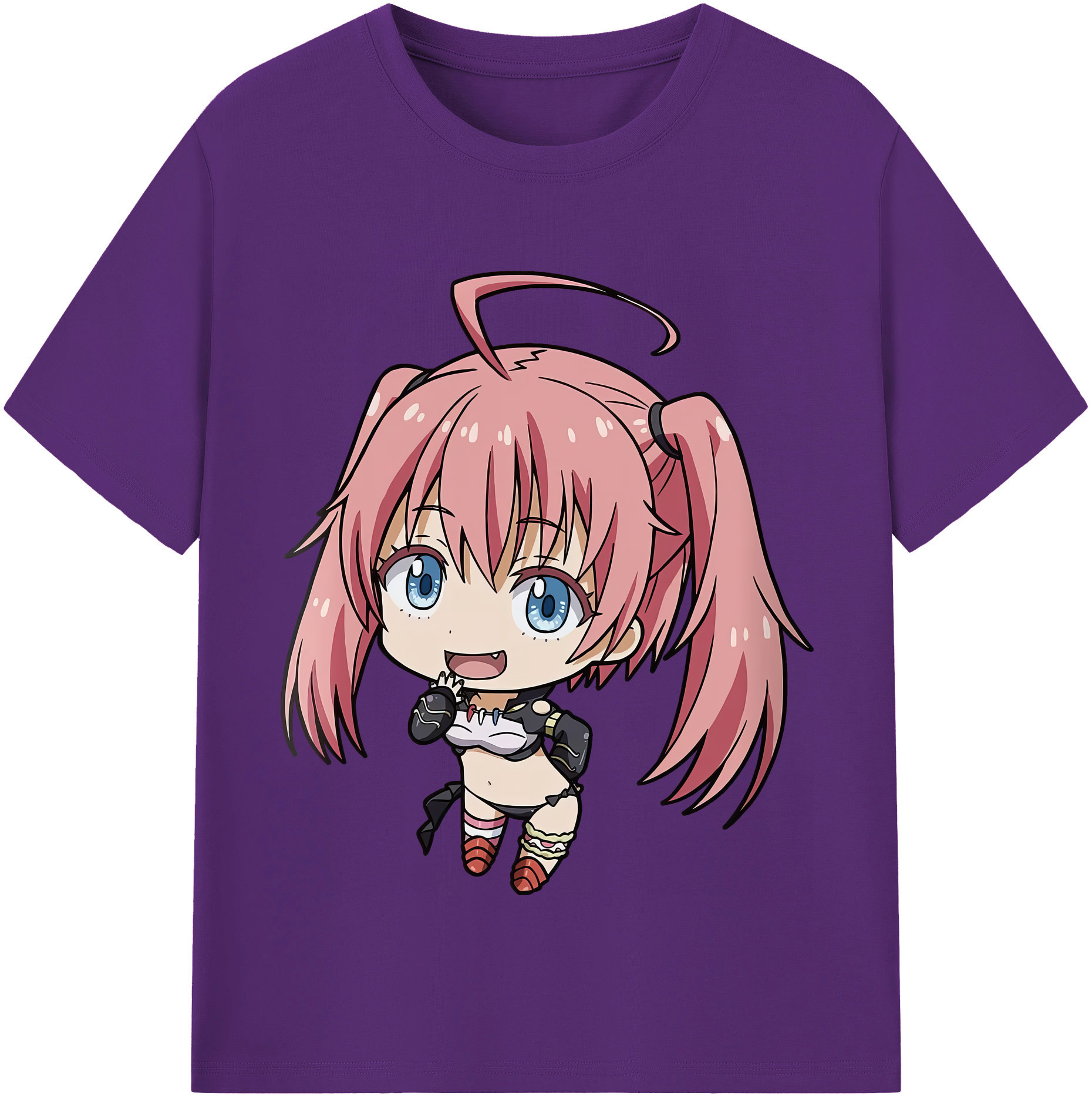 （画像用） 転スラ Regarding Reincarnated to Slime 綿100％半袖Tシャツ（フロントプリント）