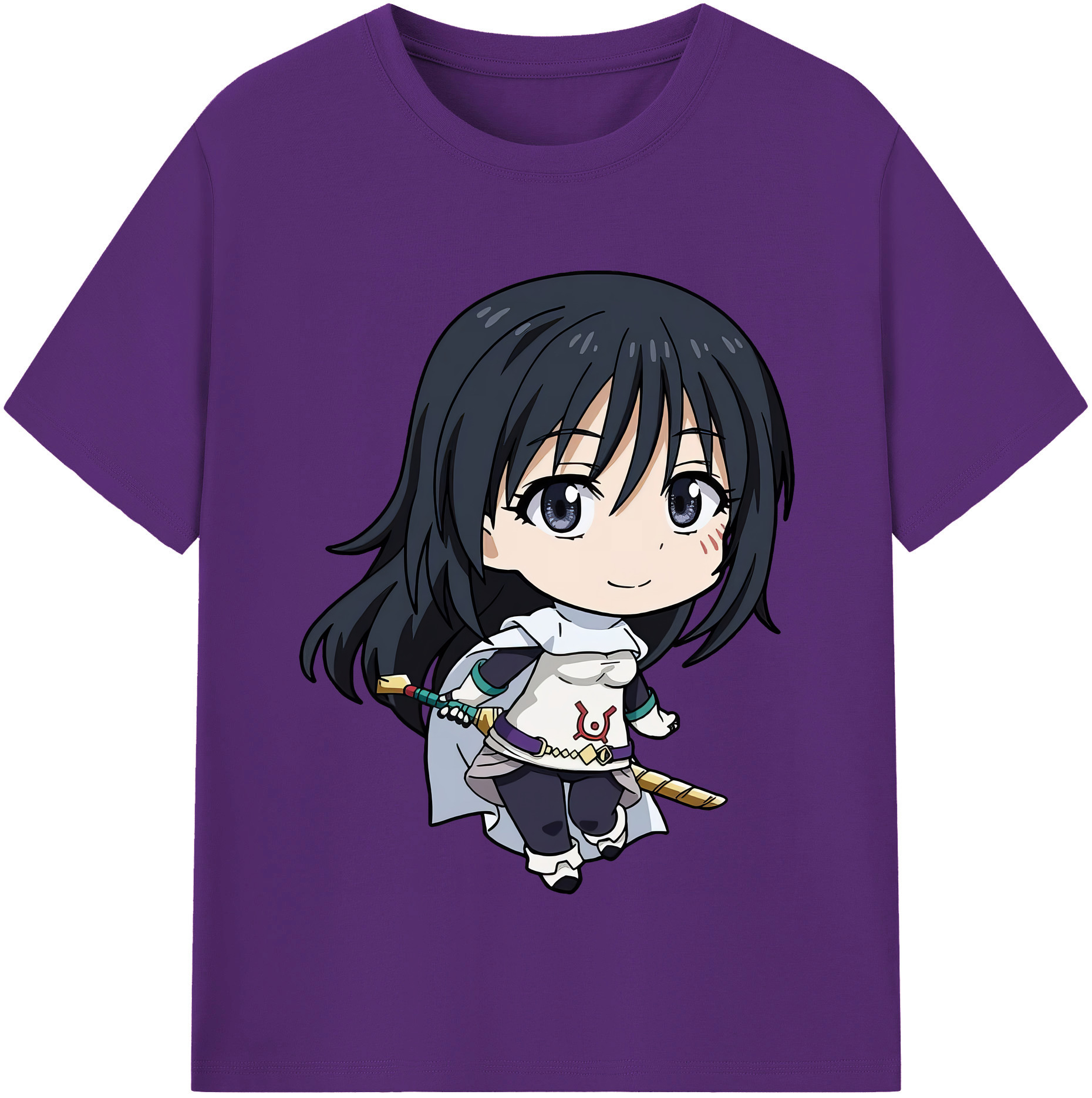 （画像用） 転スラ Regarding Reincarnated to Slime 綿100％半袖Tシャツ（フロントプリント）