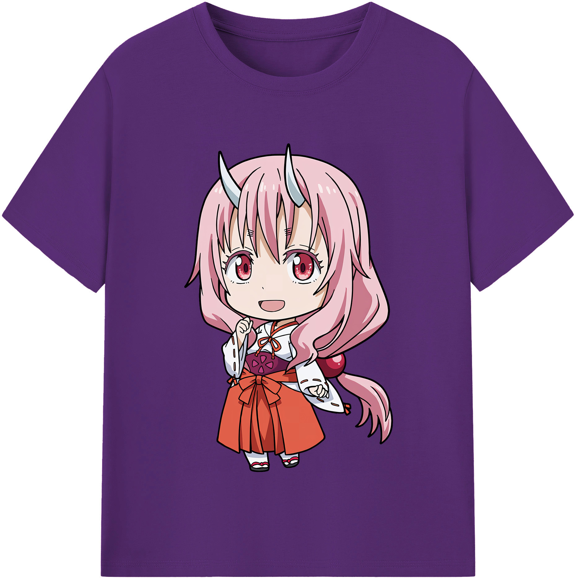 （画像用） 転スラ Regarding Reincarnated to Slime 綿100％半袖Tシャツ（フロントプリント）