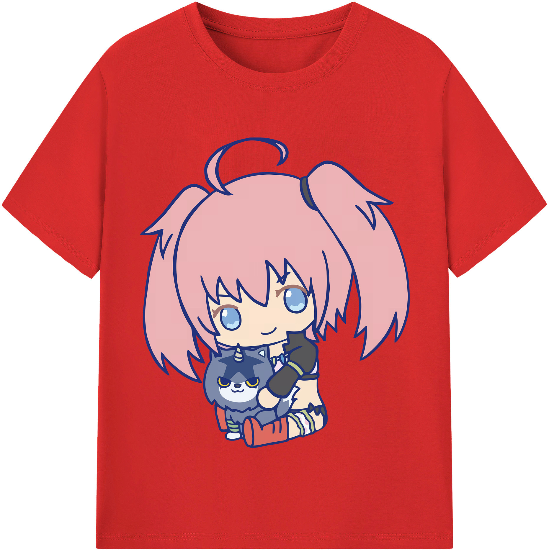 （画像用） 転スラ Regarding Reincarnated to Slime 綿100％半袖Tシャツ（フロントプリント）
