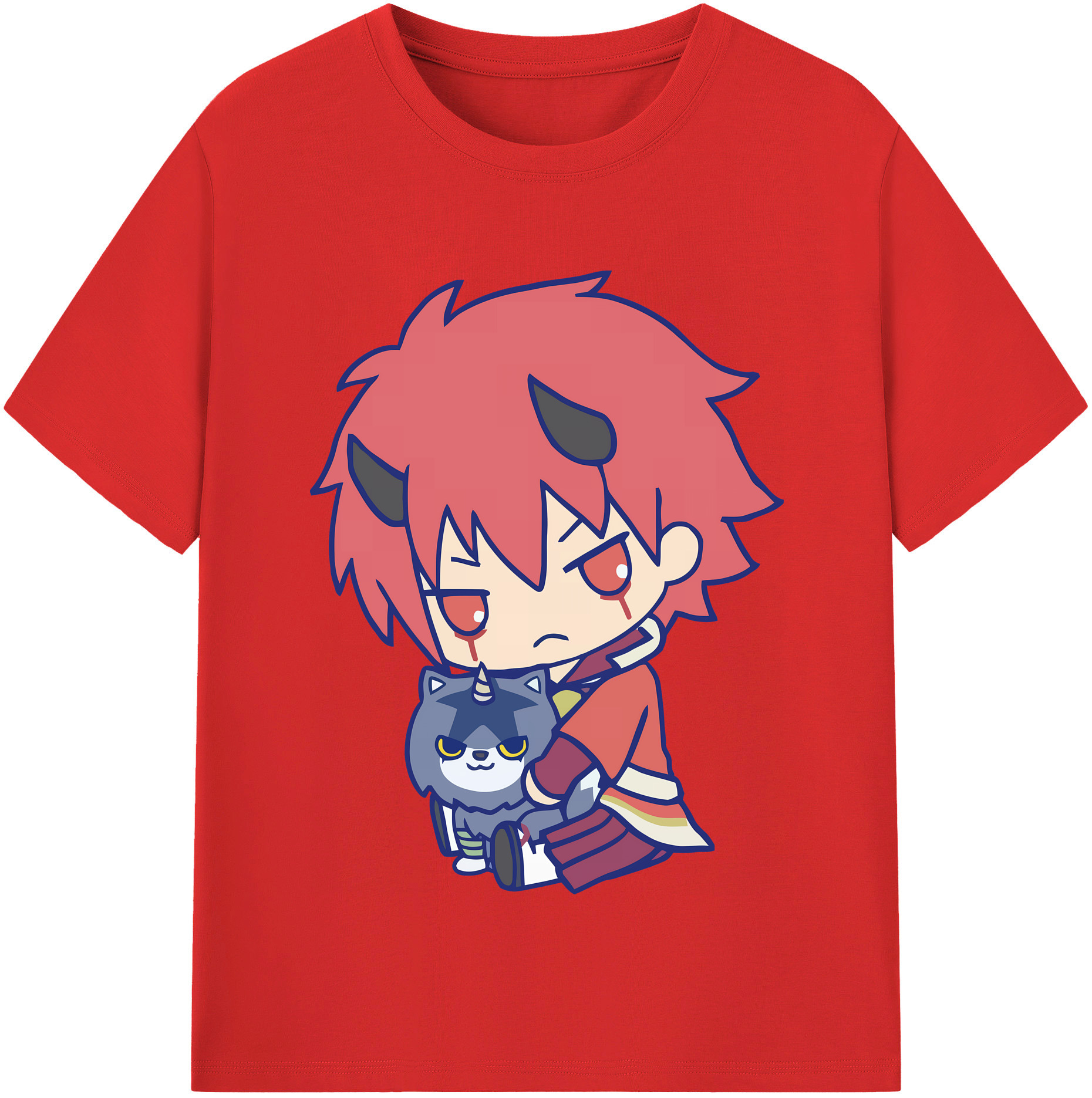 （画像用） 転スラ Regarding Reincarnated to Slime 綿100％半袖Tシャツ（フロントプリント）
